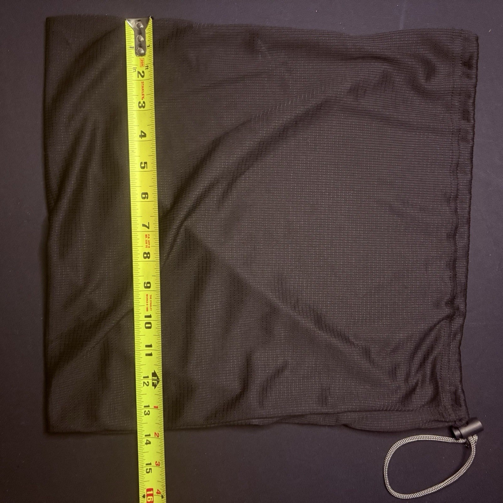 Drawstring Bag Black By Team Wendy 14" X 14"6