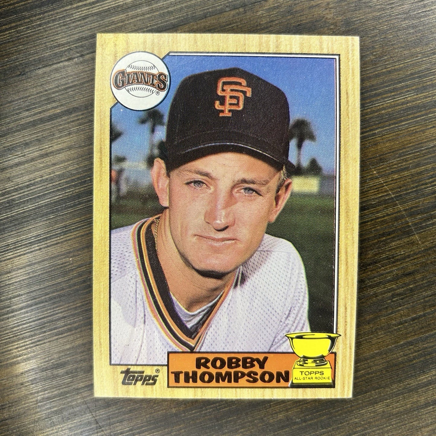 1987 Topps Robby Thompson & John Kurk High Grade Trading Card (Lot Of 2) 8