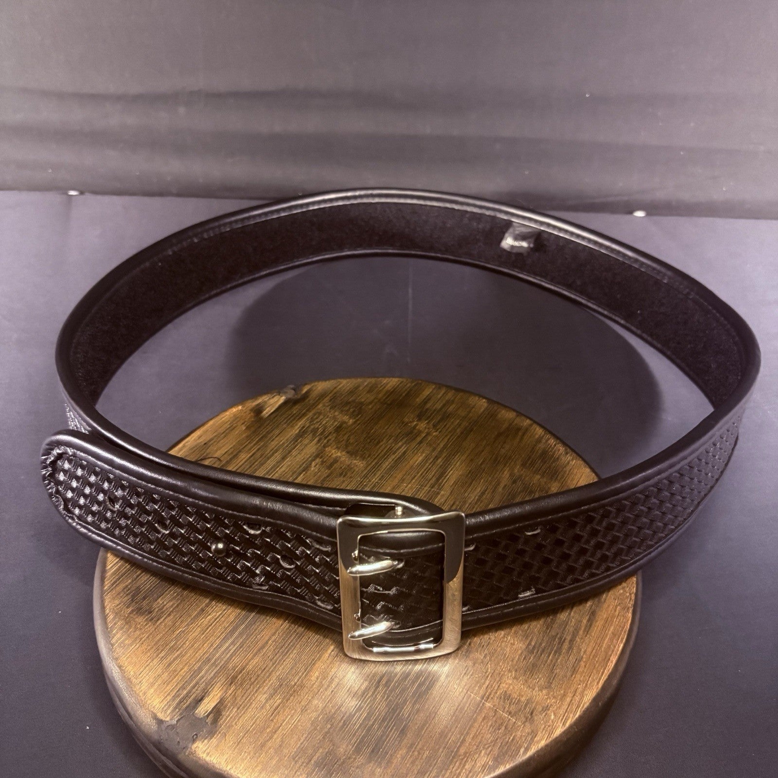 Bianchi 7960 Duty Belt Size 44"-46" w/Chrome Buckle, AccuMold Elite Browne 2.25"4