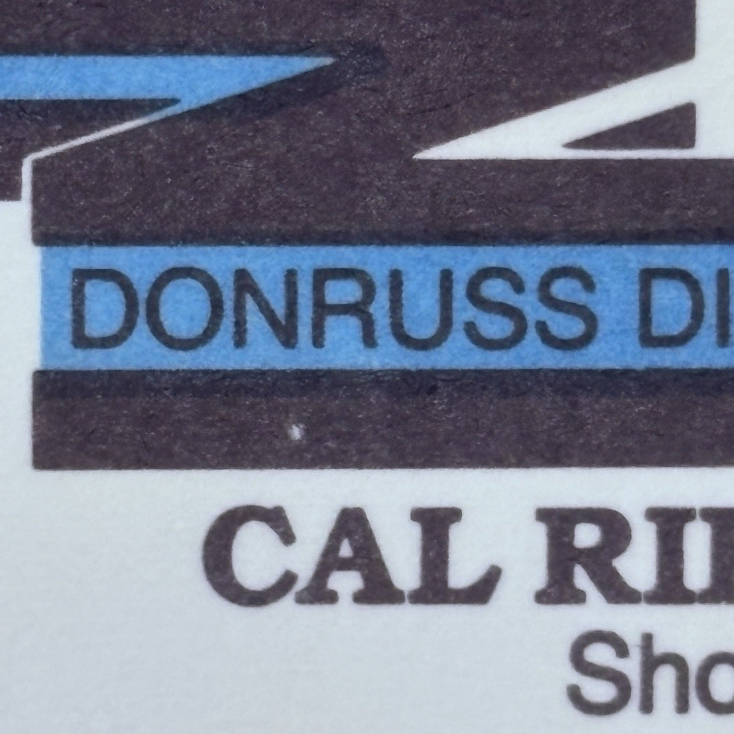 1988 Donruss Cal Ripken JR Error Diamond Kings#26 Card Multiple Error See Photos4