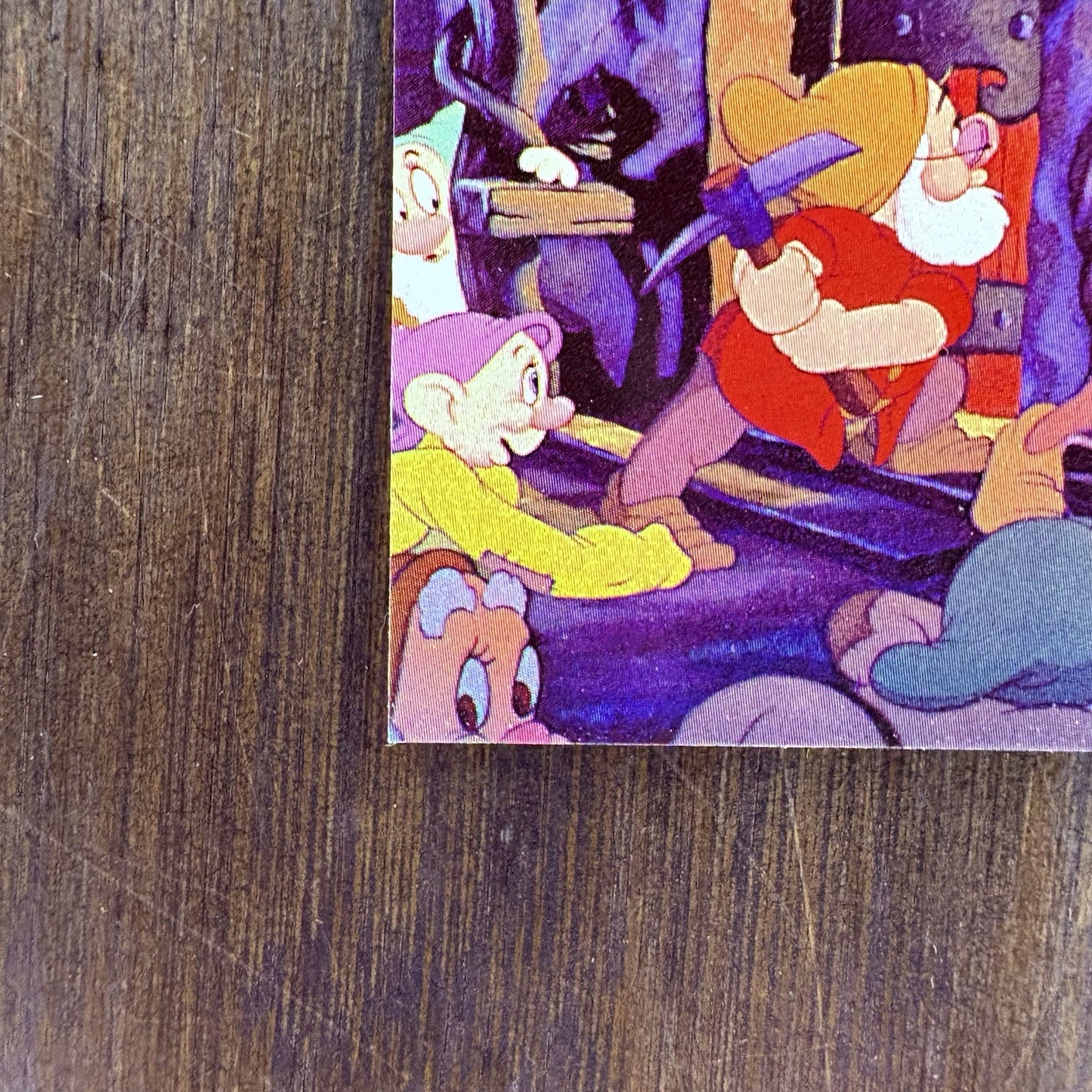 Walt Disney's Snow White  Card #28  "TROUBLE BREWIN'!" High Grade Trading Card2