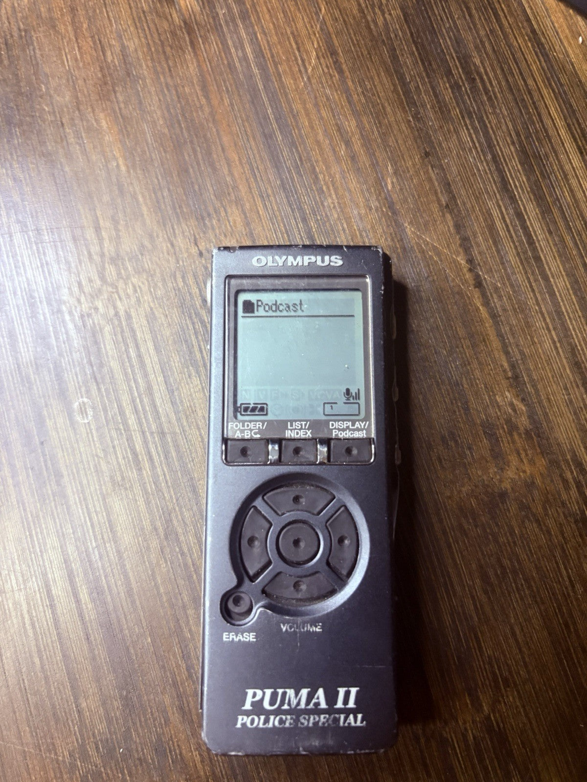 Olympus Puma II Voice Recorder w/Holster, Law Enforcement Police Dictation11