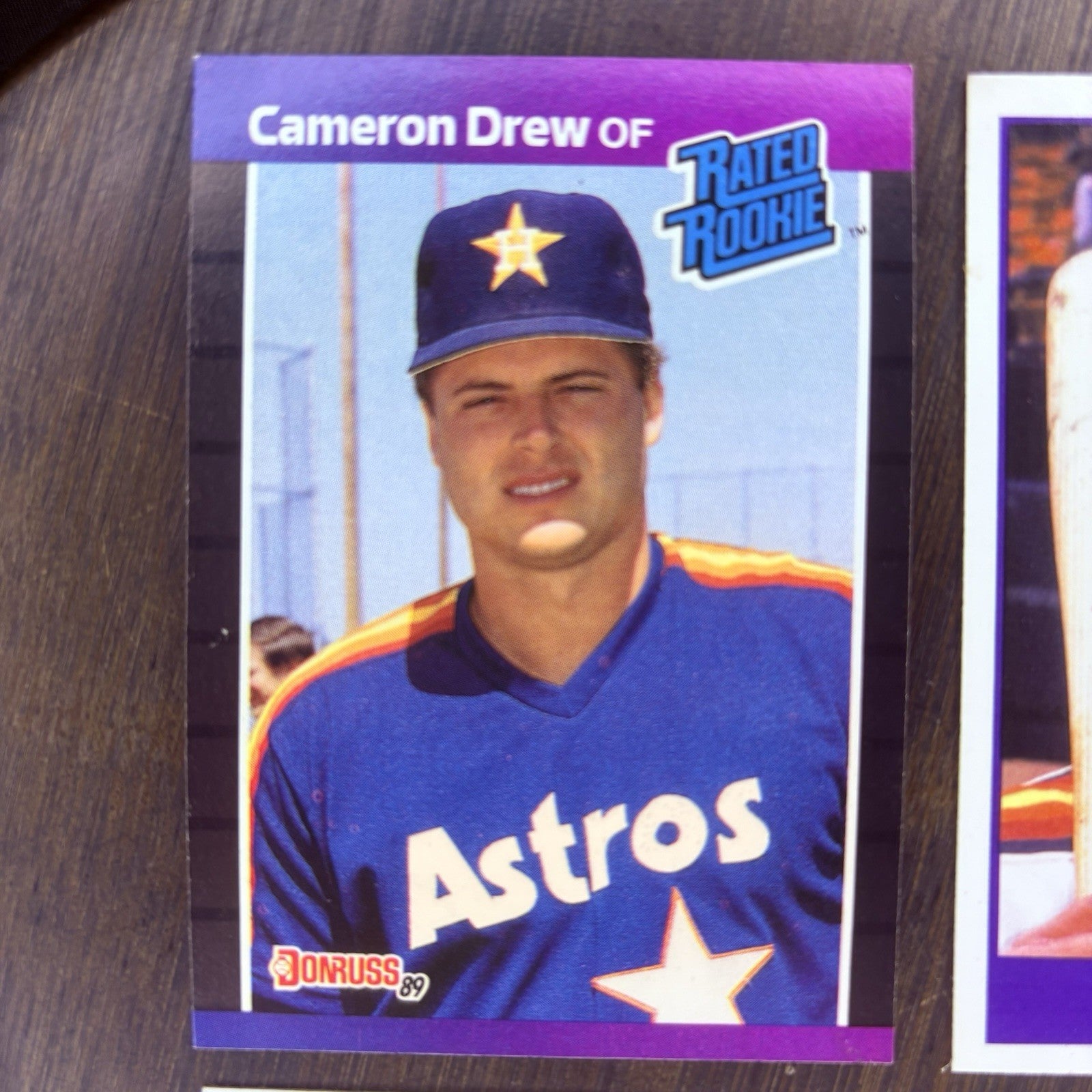 1989 Astros Craig Biggio & Cameron Drew Rookie (4) High Grade Trading Cards5