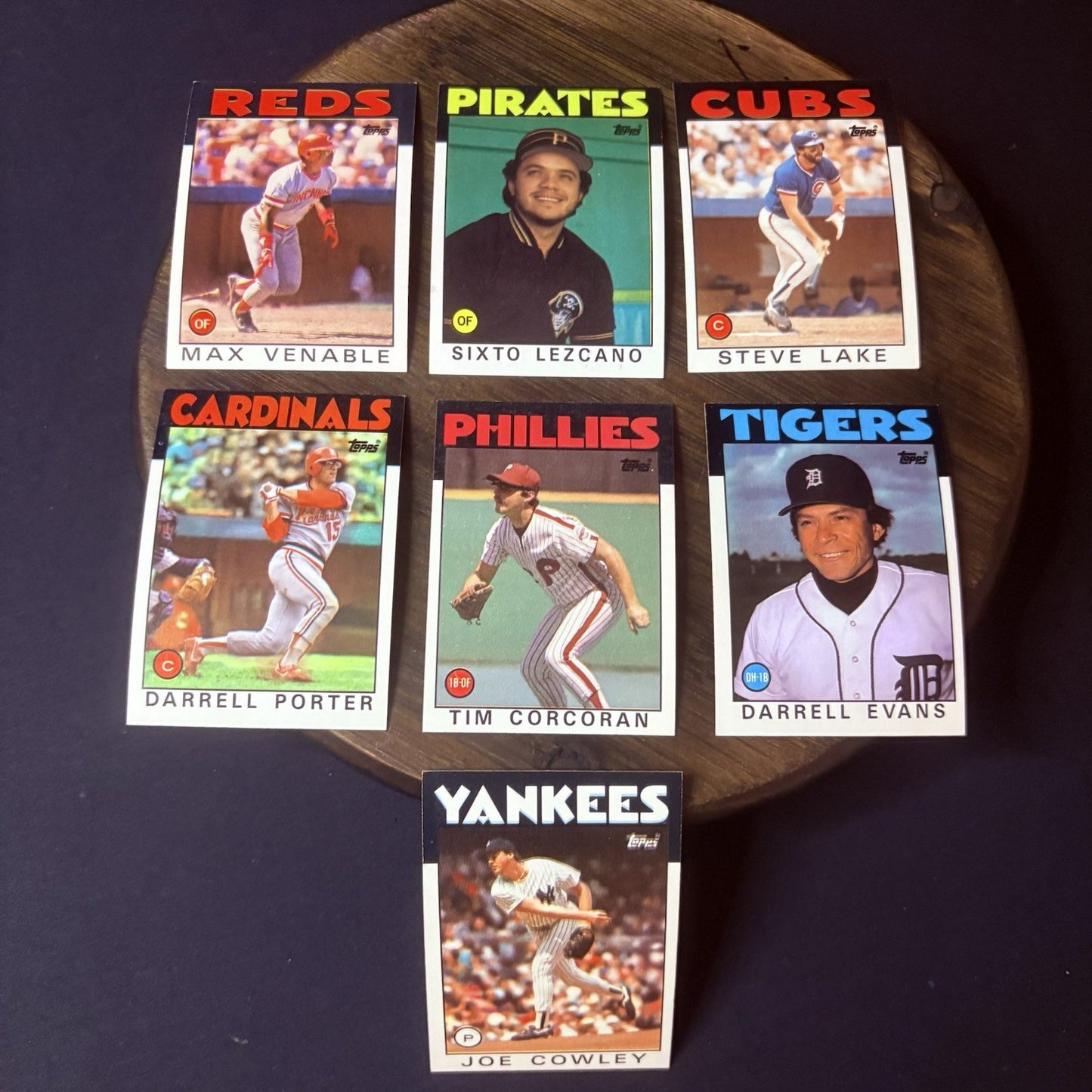 1986 Topps High Grade Baseball Cards (7 Card Lot)0
