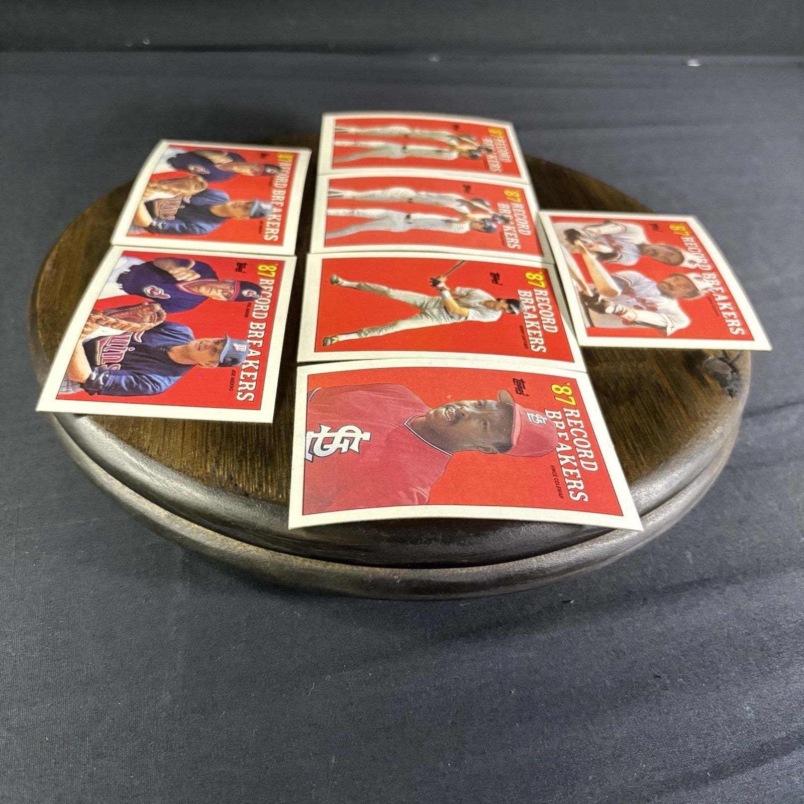 1988 Topps ‘87 Record Breakers Lot (7) Cards All High Grade See Photos8