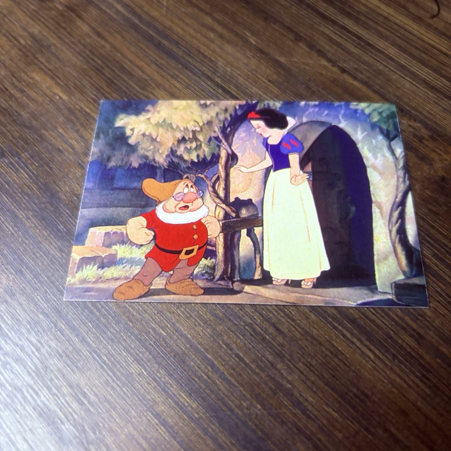 1993 Disney Snow White and the Seven Dwarfs Trading Card #45 Doc's Warning6