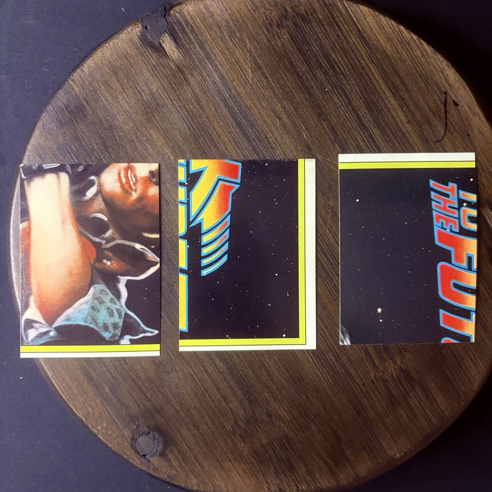 (Lot Of 3) 1989 Topps Back to the Future 2 Sticker Trading Cards #6, #4, #81