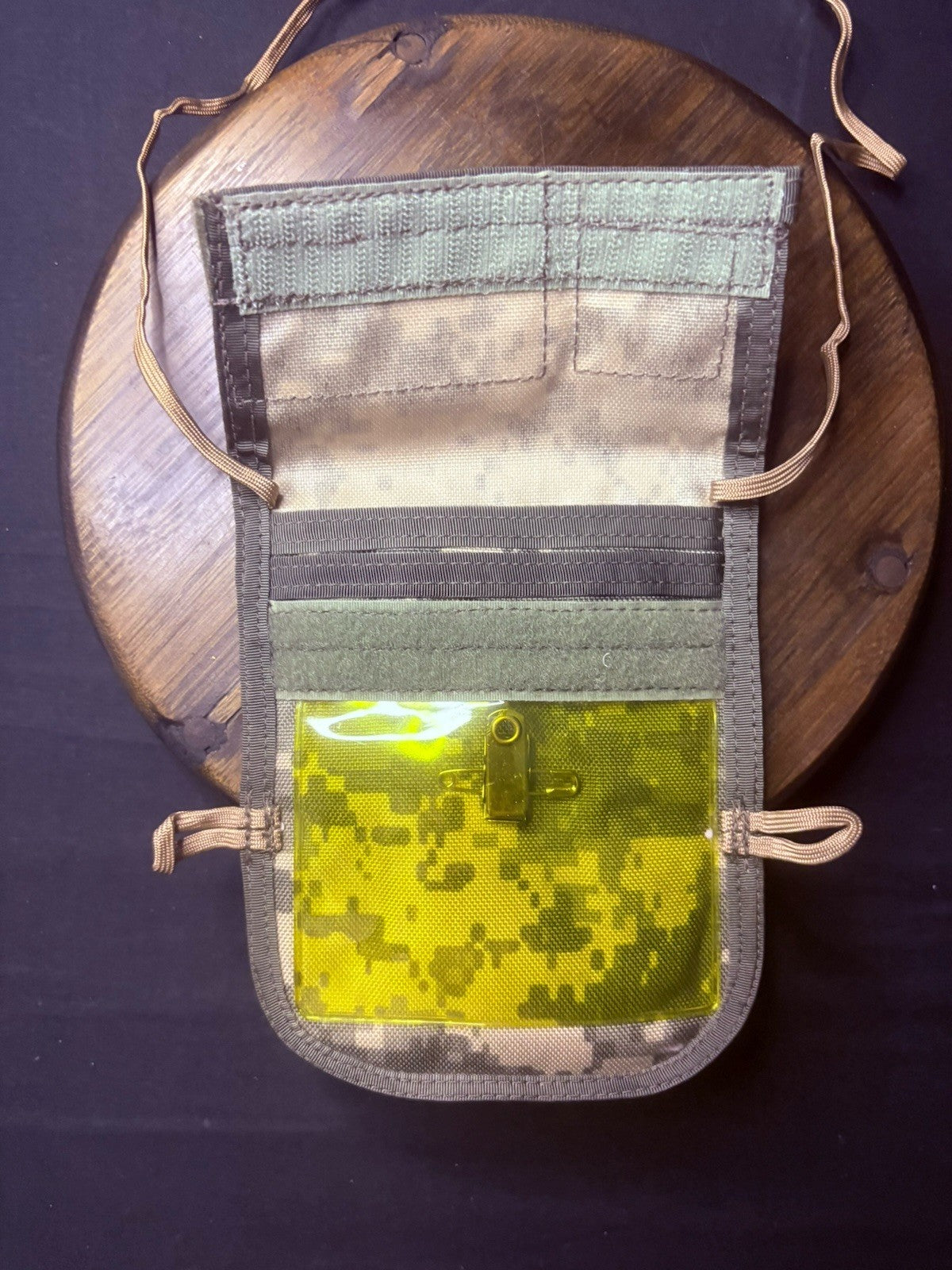 Eagle Industries Neck ID Wallet Passport Pouch Holder W/Pen Holder Digital Camo3