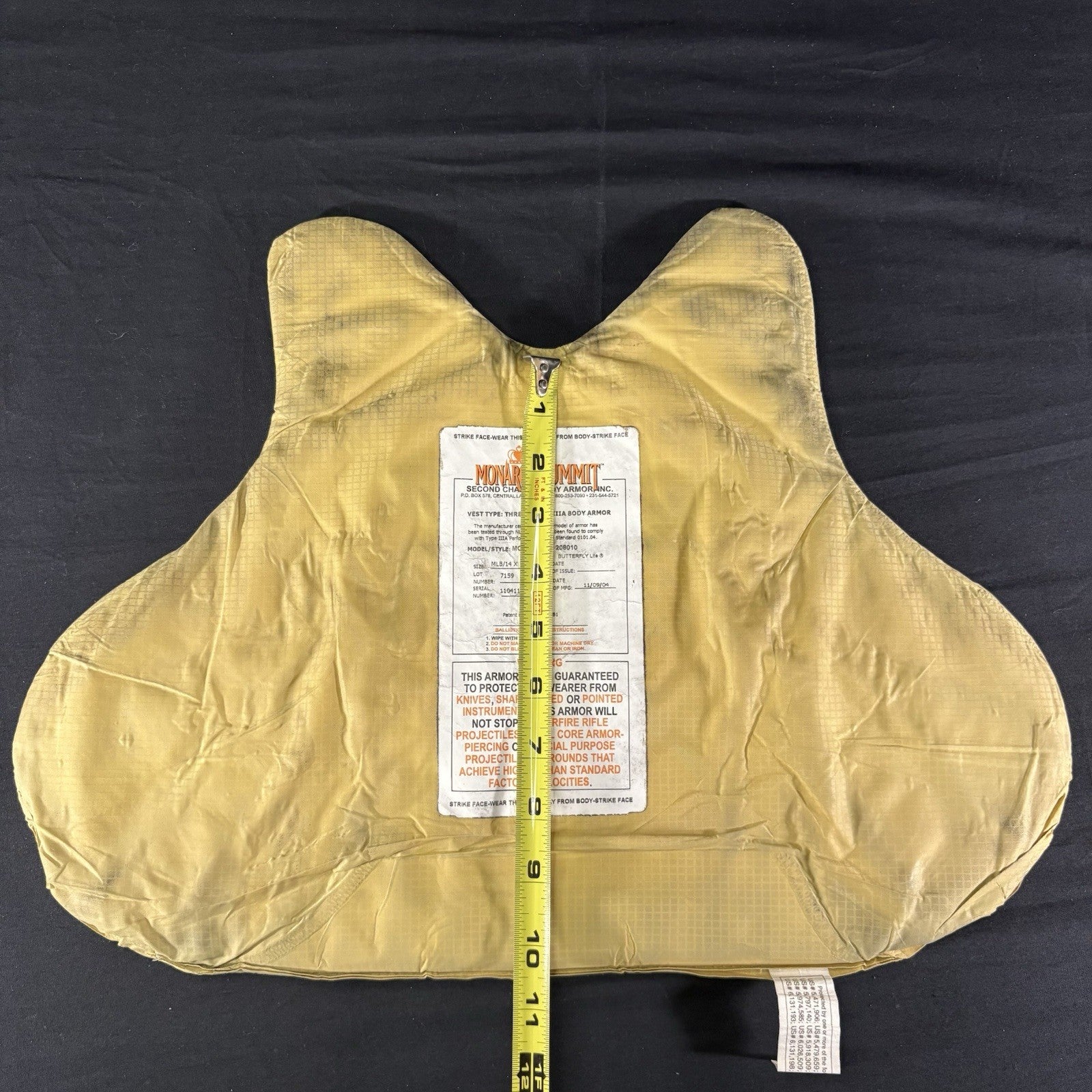 3A (IIIA) Bullet Proof Vest Size Medium Female Second Chance Body Armor15