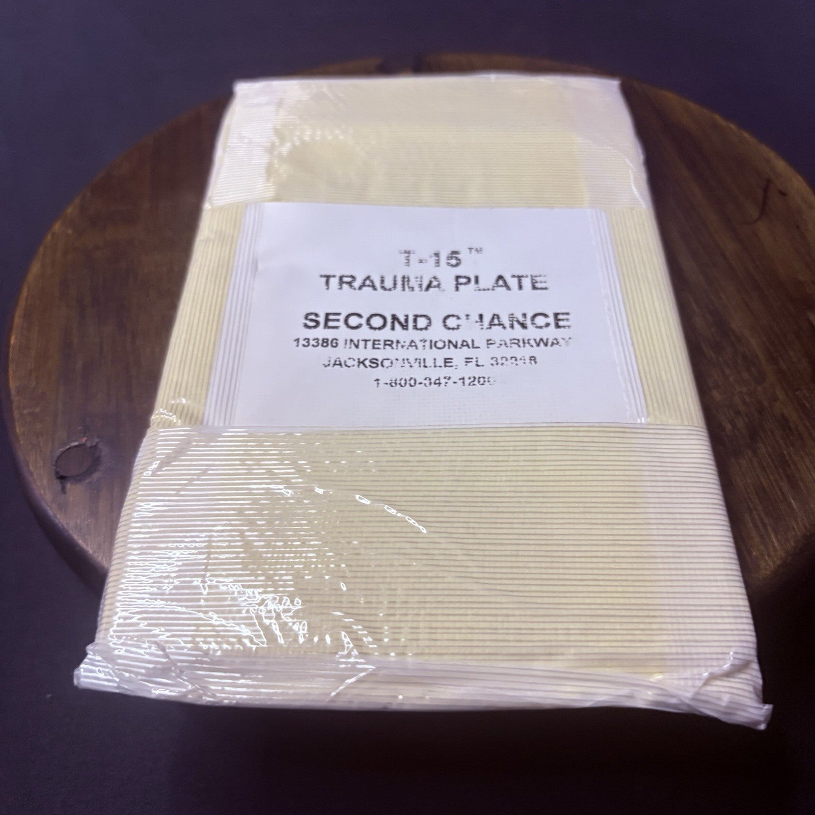 Second Chance T-15 Titanium Trauma Plate Size: 5"x 8" Armor1