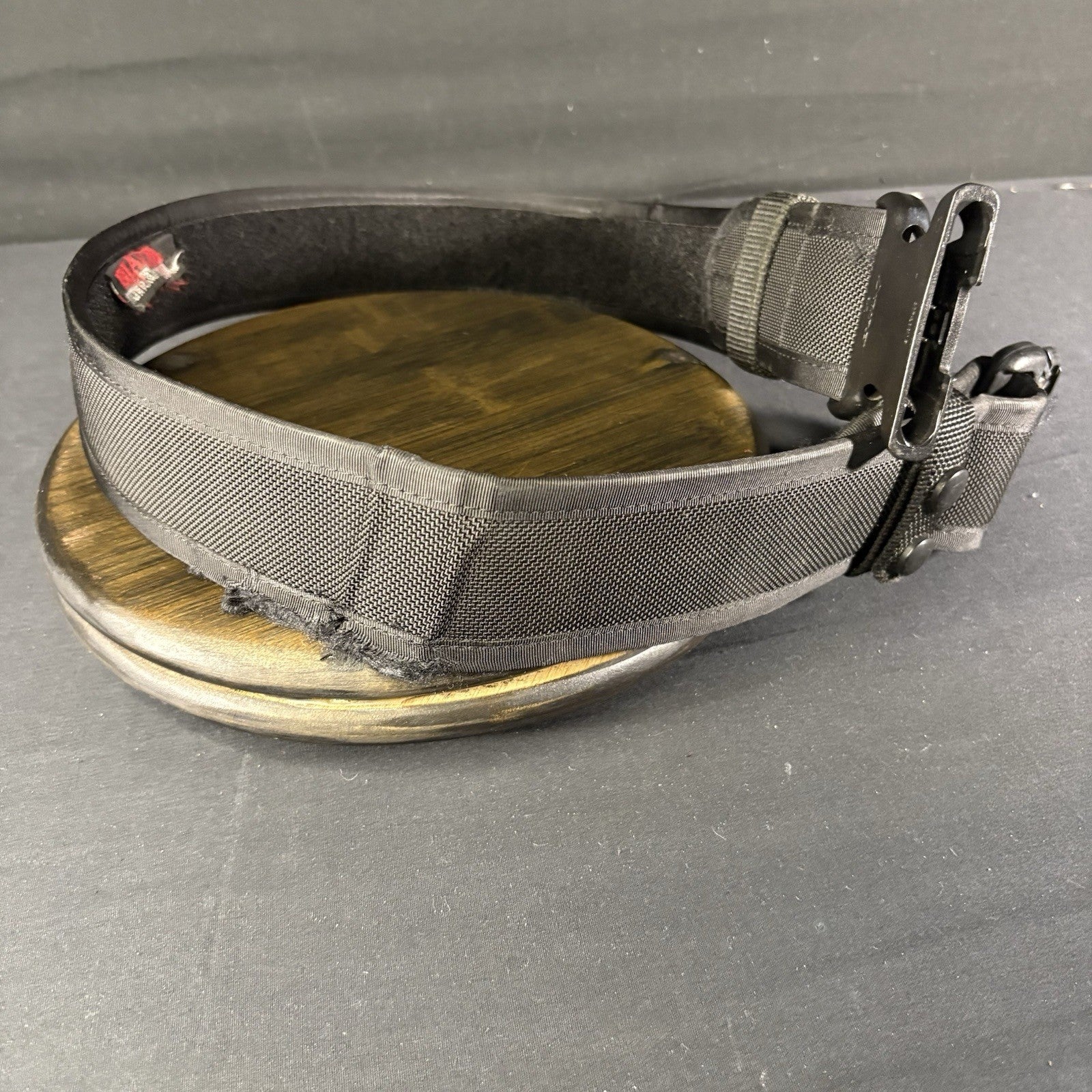 Bianchi Medium AccuMold Duty Belt - Black Waist Size 34”-40” w/ 2 Belt Keepers6