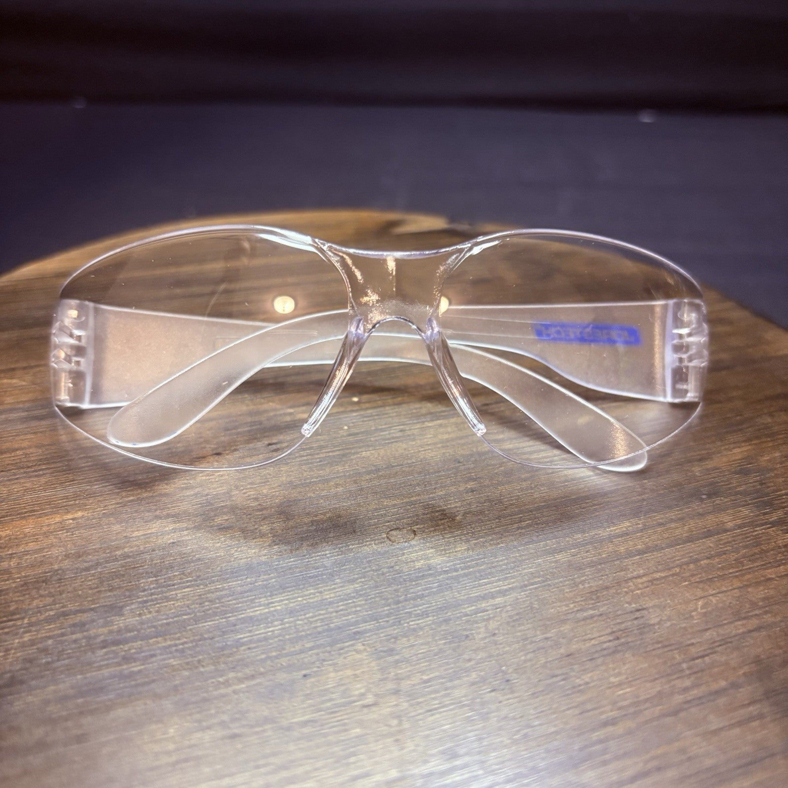 Jorestech Crystal Clear Lens Color Temple Safety Glasses One Size Z87.10