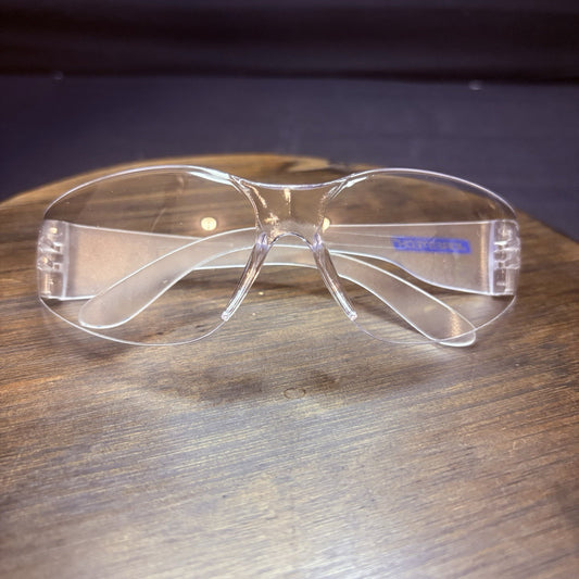 Jorestech Crystal Clear Lens Color Temple Safety Glasses One Size Z87.10