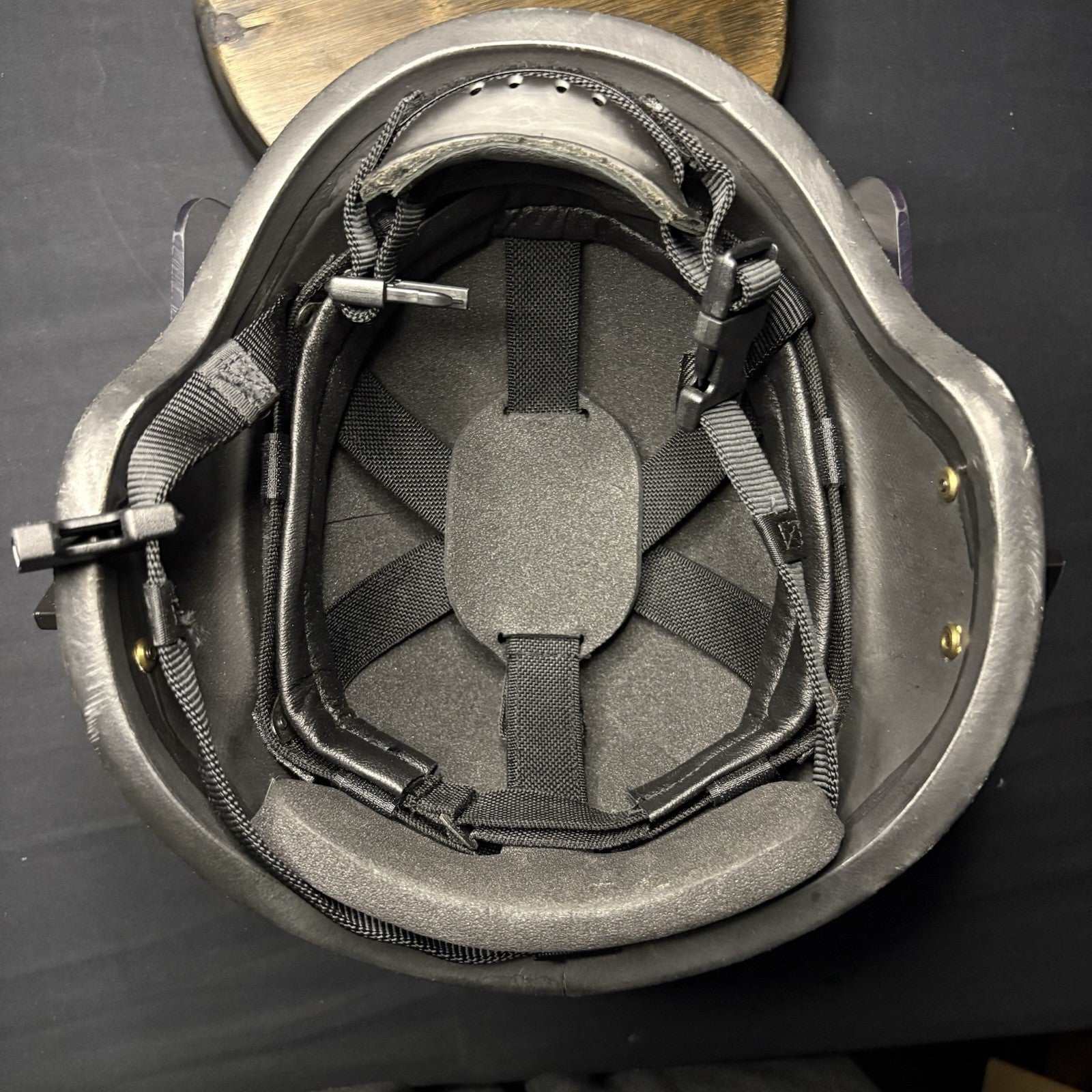 Ballistic IIIA Helmet w/ Removable Face Shield USA Made Size Medium Bullet Proof13