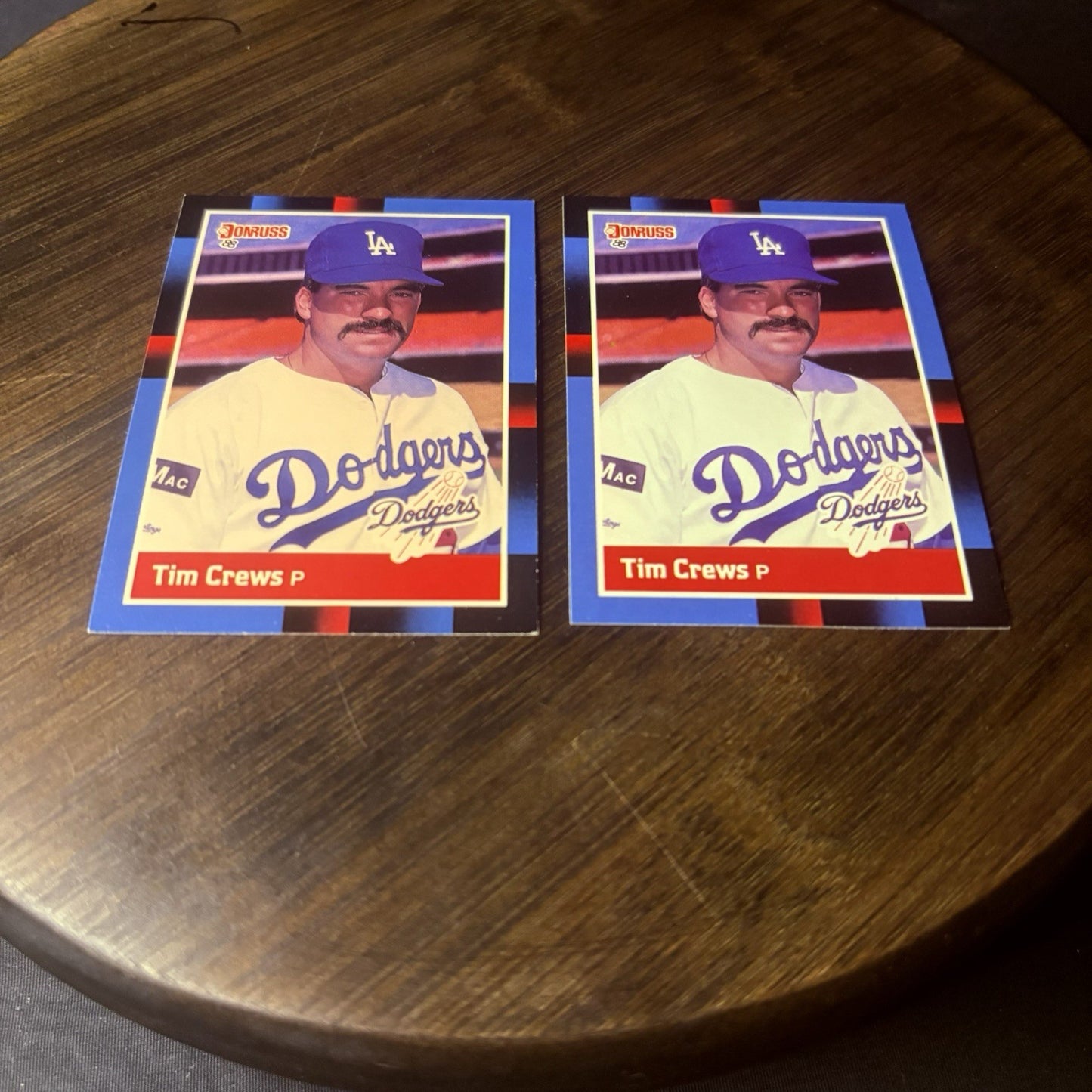 1988 Donruss  Tim Crews  #464  Los Angeles Dodgers  RC Lot Of (2)2