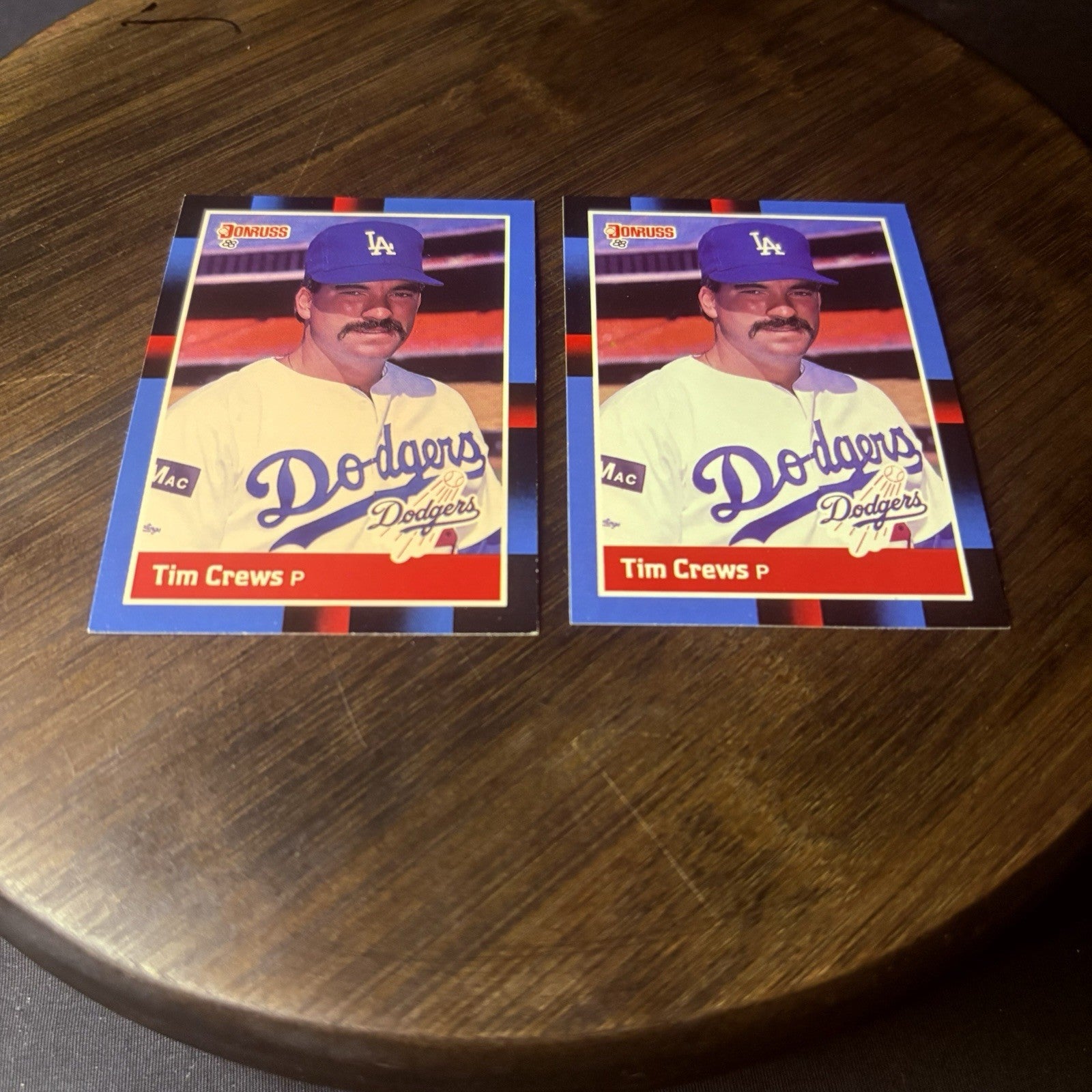 1988 Donruss  Tim Crews  #464  Los Angeles Dodgers  RC Lot Of (2)2
