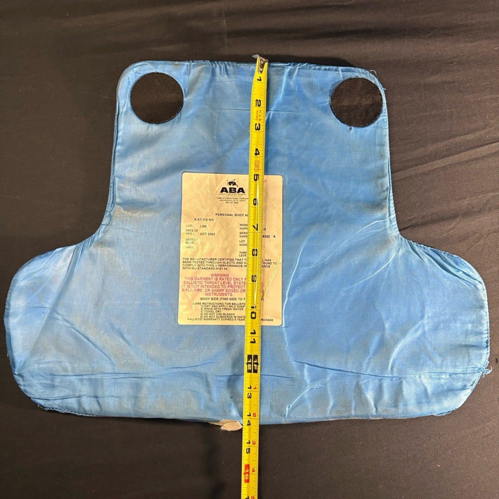 American Body Armor Level 2 (II) Bullet Proof Vest Size Medium (M) Concealable17