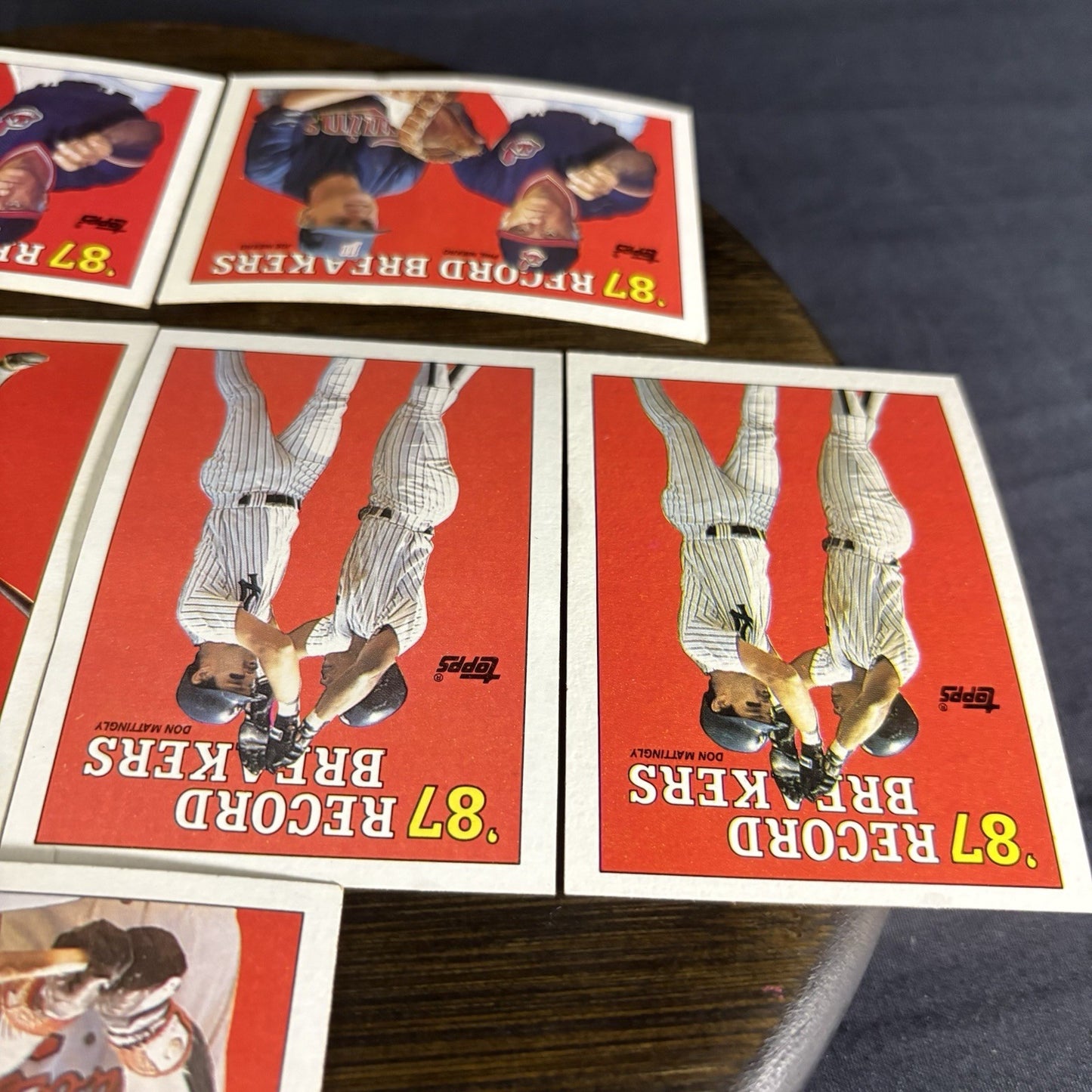 1988 Topps ‘87 Record Breakers Lot (7) Cards All High Grade See Photos11