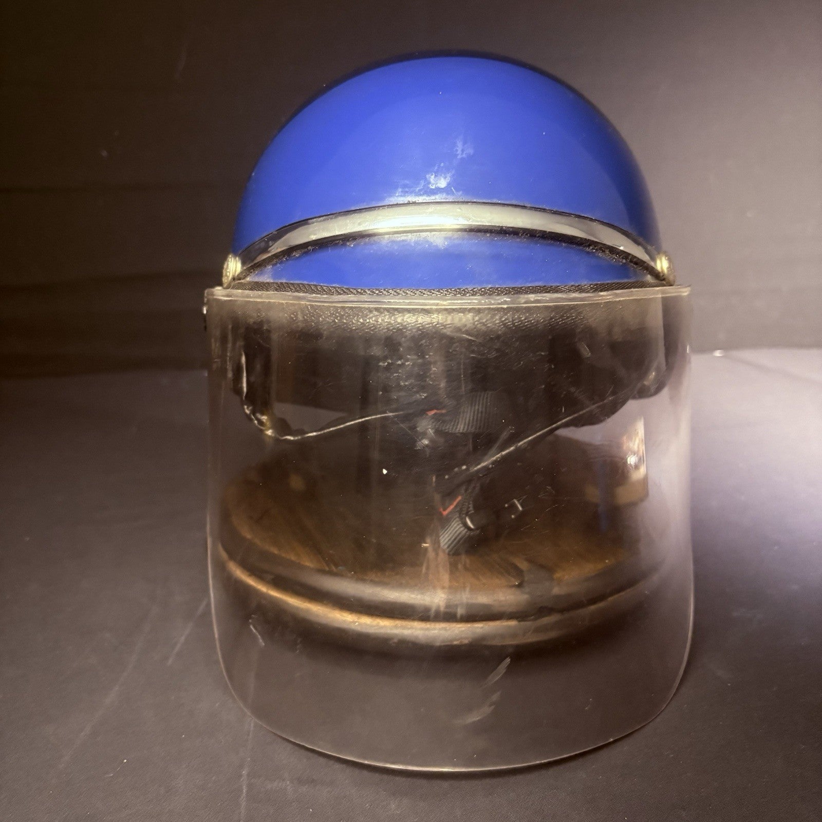 VTG Police Riot Helmet Blue Size Large w/ Removable Face Shield9
