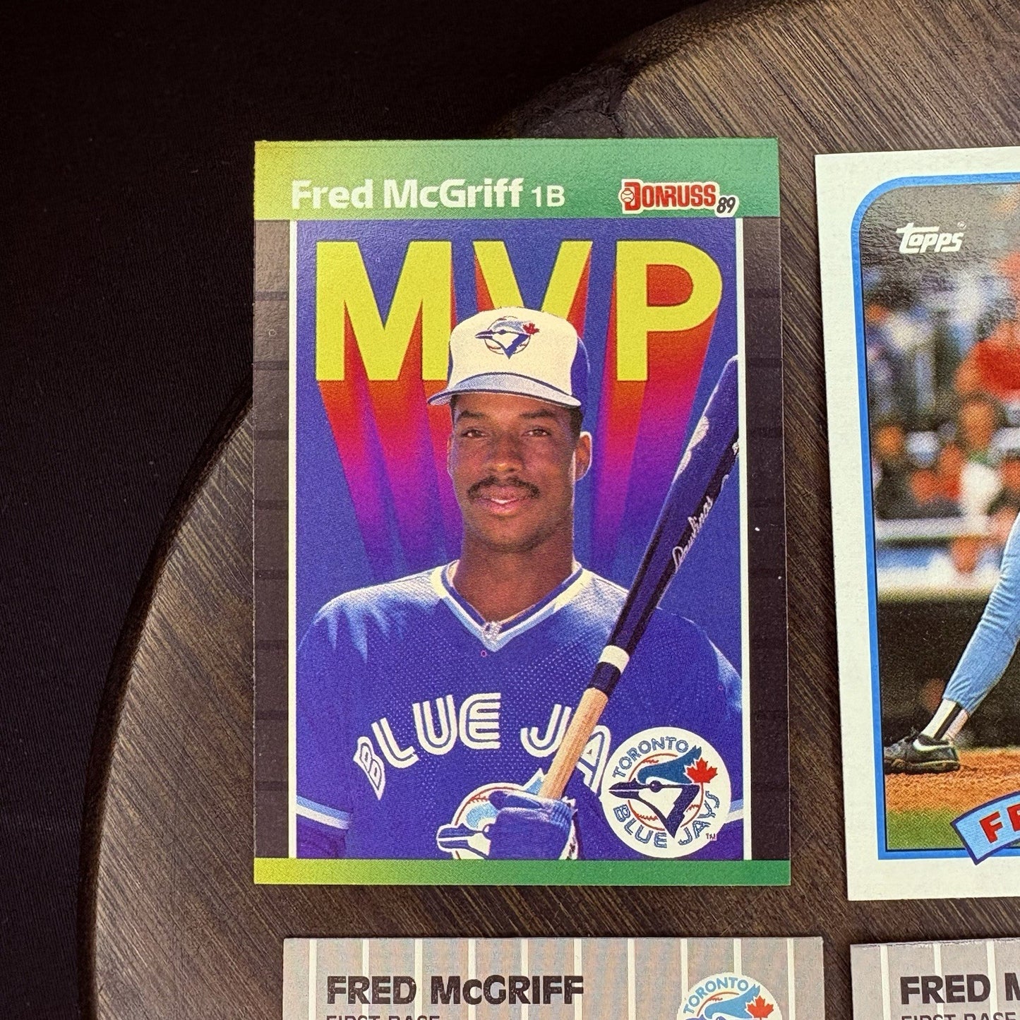 1989 Fred Mcgriff (Lot Of 6) Trading Cards BC19, #240, #745 HIGH GRADE7