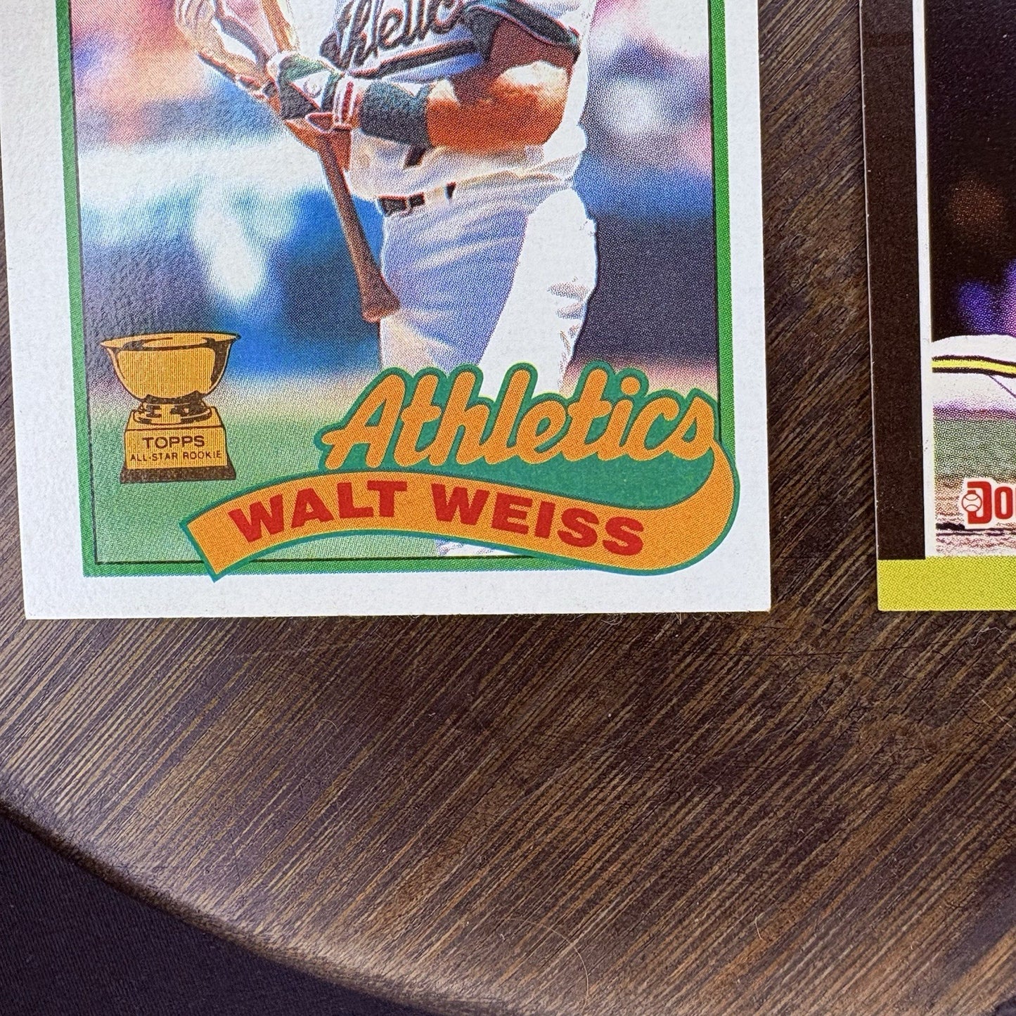1989 Walt Weiss Trading Card (Lot Of 4) #316, #446, #24 HIGH GRADE6
