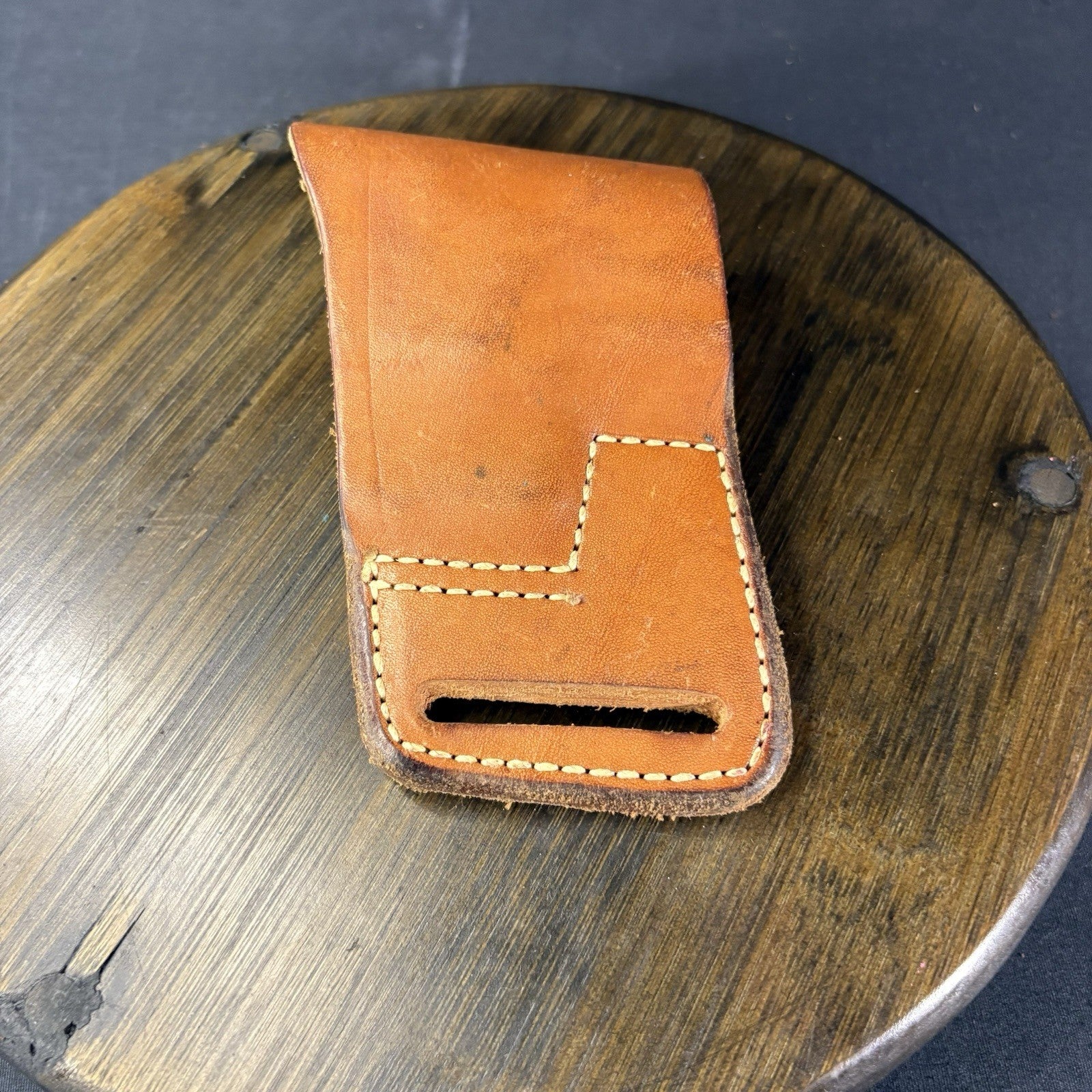 Yaqui 456 Holster For S&W 9mm Davis Leather Company, Firing Grip From Draw!4