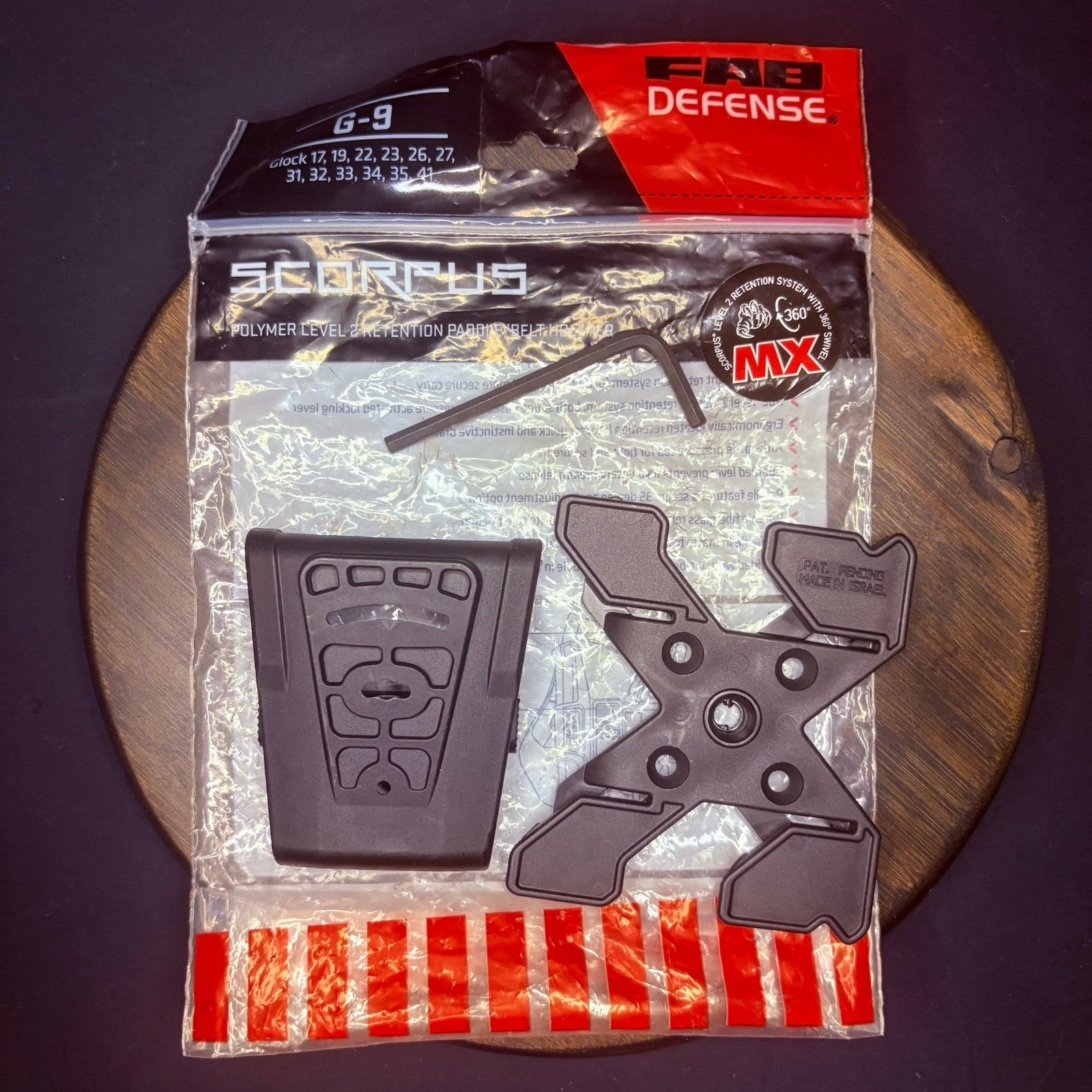 FAB Defense (G9) Scorpus Retention Belt Loop G9 Holster Attachment3
