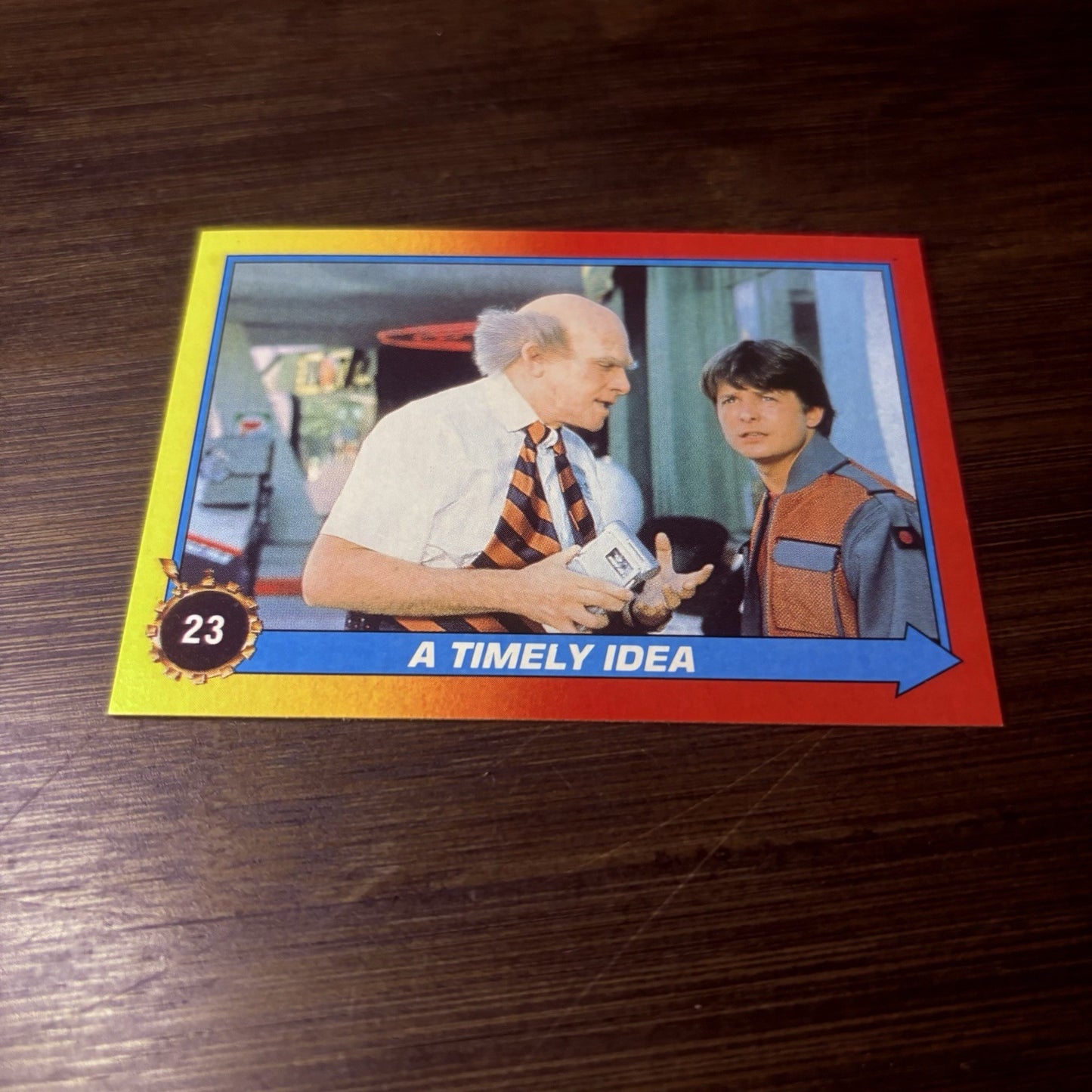 1989 Topps Back to the Future #23 "A Timely Idea" High Grade Trading Card6