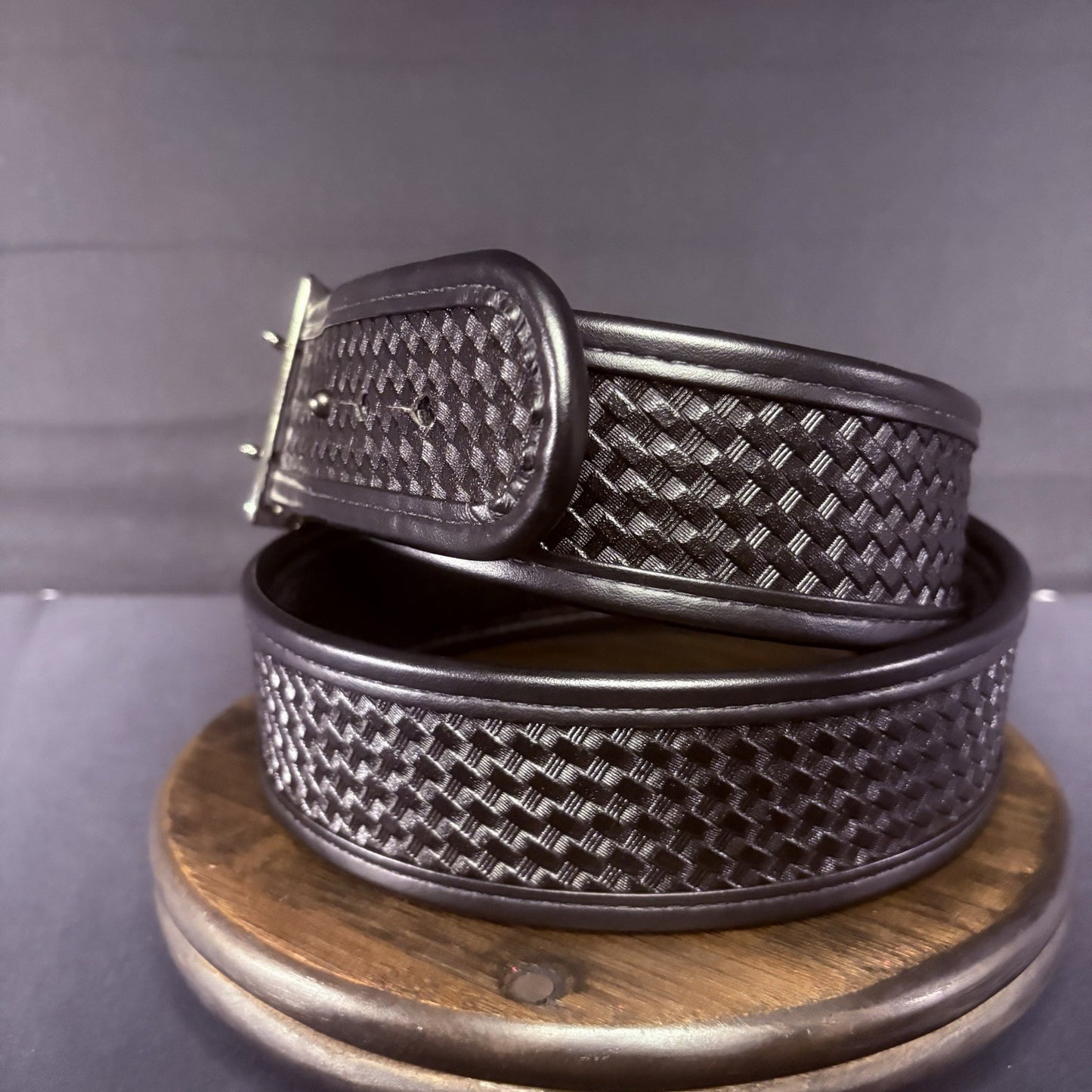 Bianchi 7960 Duty Belt Size 44"-46" w/Chrome Buckle, AccuMold Elite Browne 2.25"9