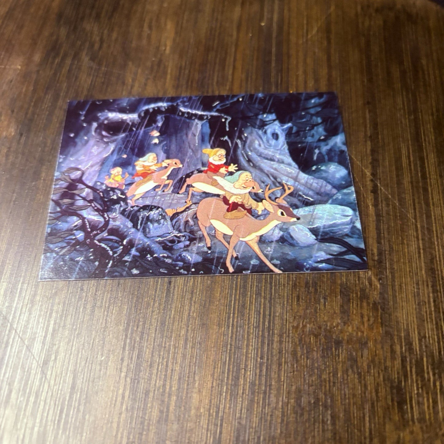 1994 SkyBox Disney Snow White Trading Card "Racing To Save Snow White" #526