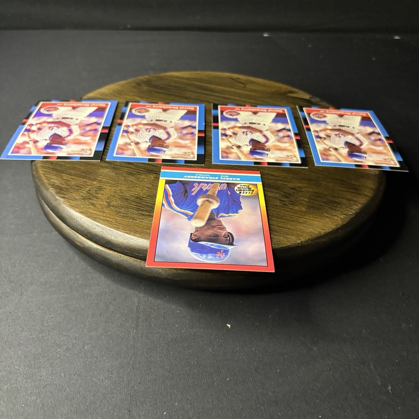 Darryl Strawberry Lot (5) Baseball Cards 1988 Fleer HIGH GRADE New York Mets MLB15