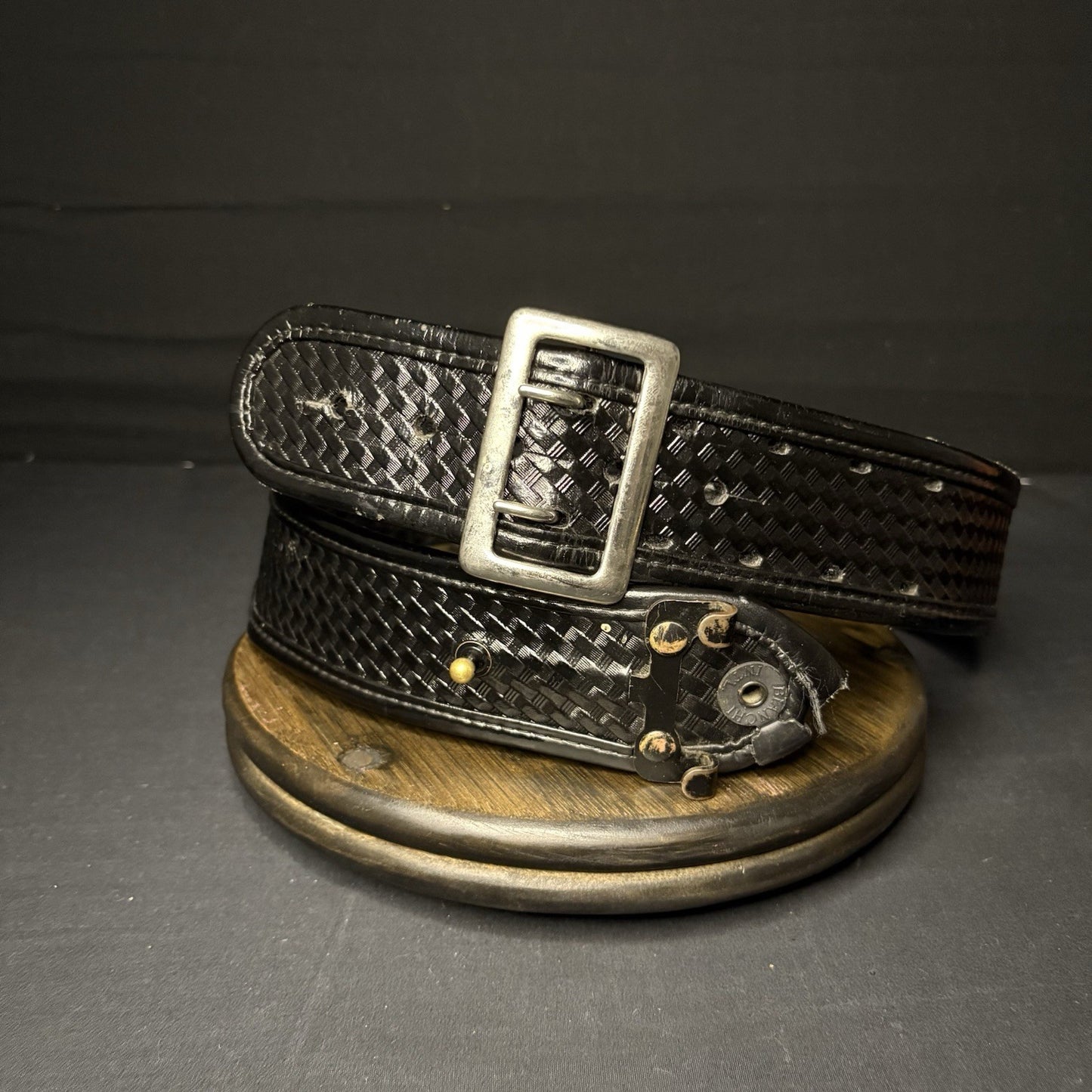 Bianchi 7960 Belt AccuMold Elite Sam Browne Duty Belt Size 32”- 34” Basketweave1