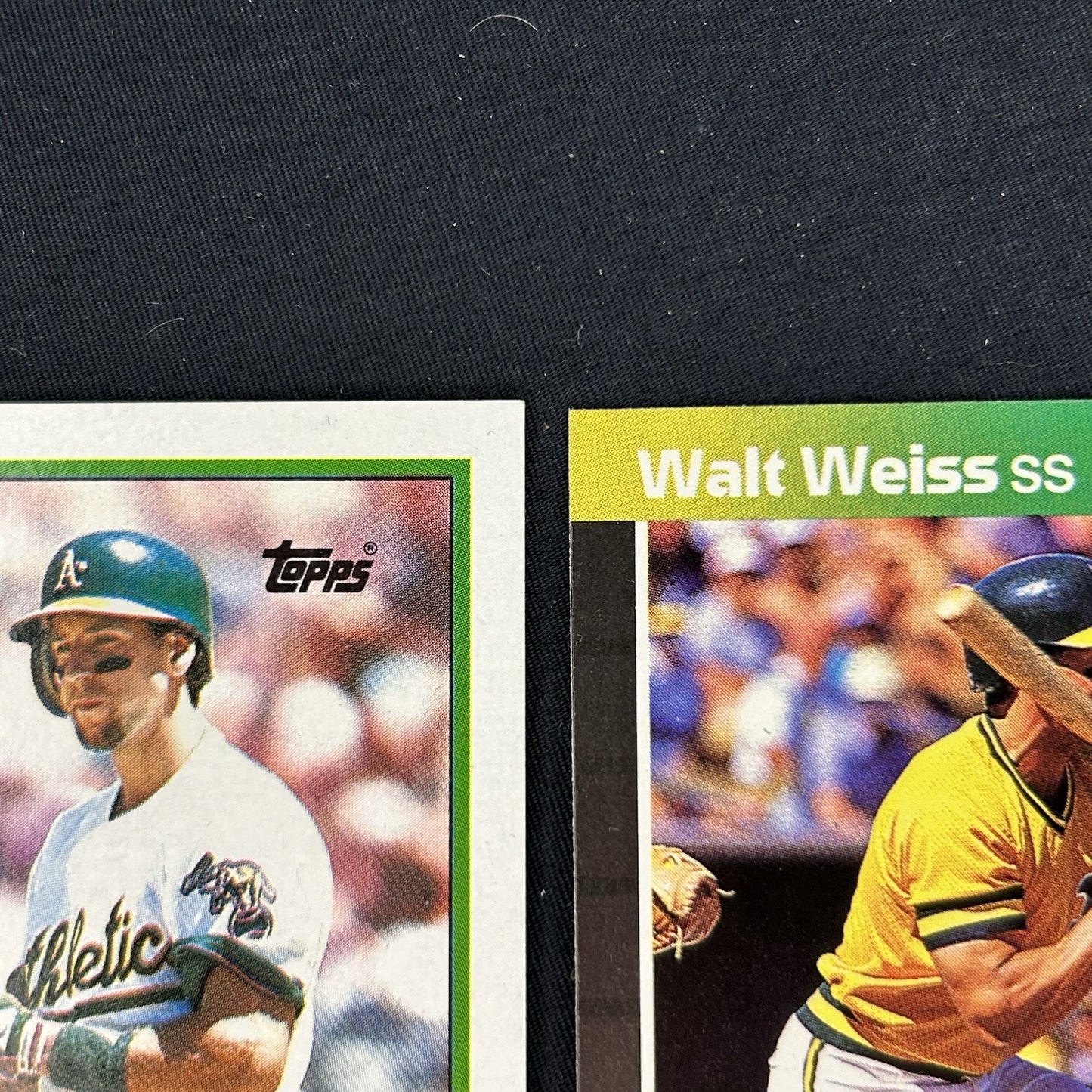 1989 Walt Weiss Trading Card (Lot Of 6) #316, #446, #165 3