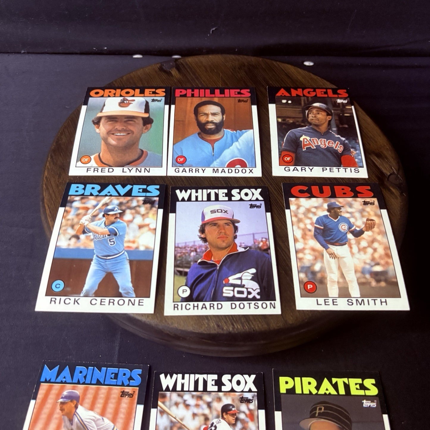 1986 Topps High Grade Baseball Cards.  15 card lot5