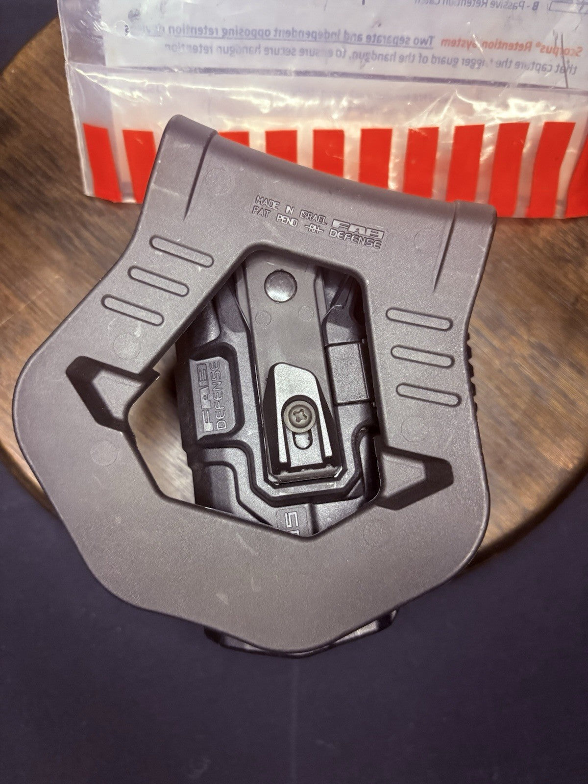 Fab Defense Scorpus G9 Holster Glock 17, 19, 22, 23, 26, 27, OWB Paddle RH Black15