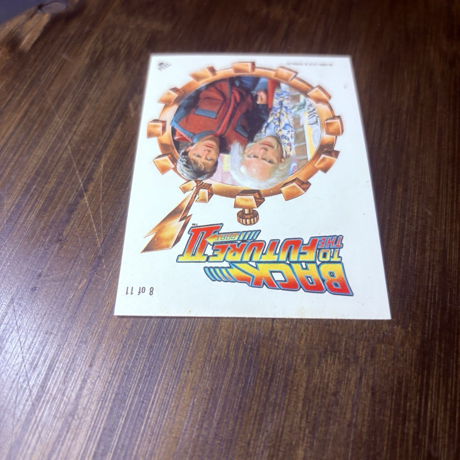 1989 Topps Back to the Future Part II Stickers #8 Will Grade High, See Photos4