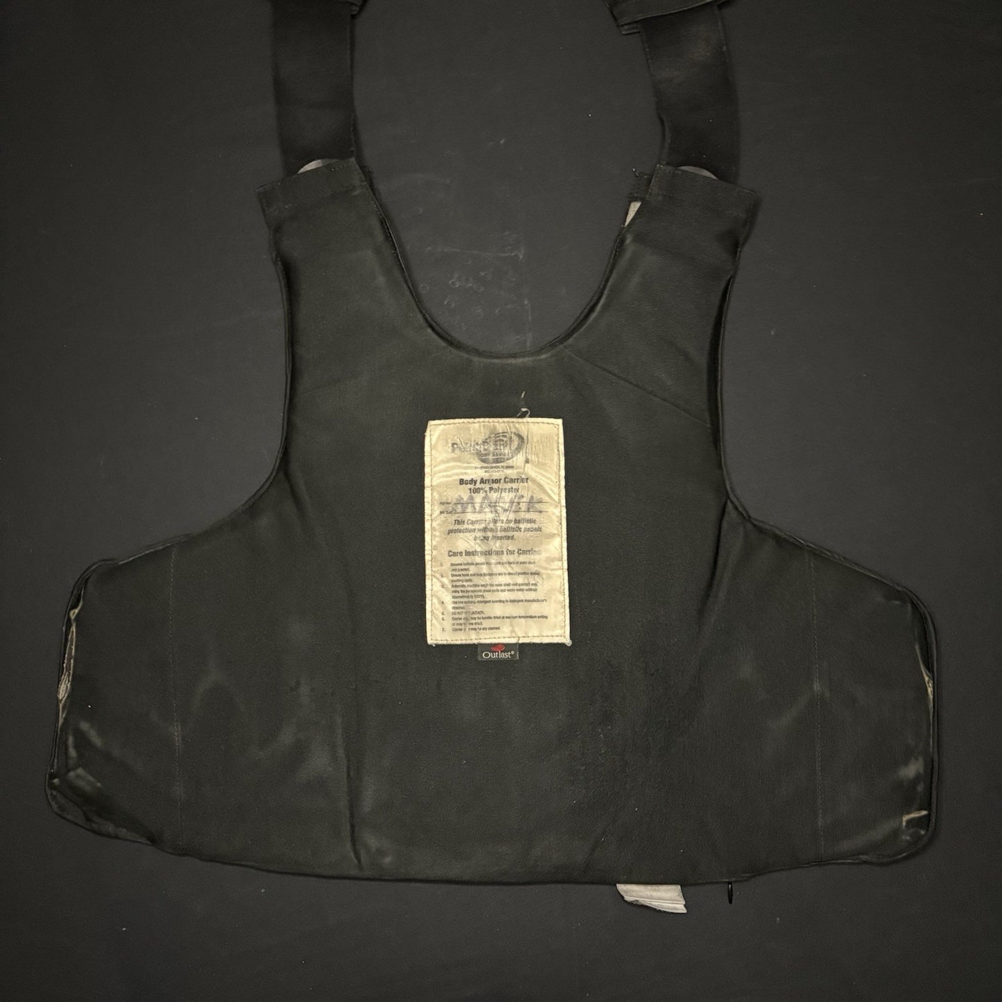 PB Level 2 II Bullet Proof Vest Size Large w/Trauma Plate Concealable Body Armor7