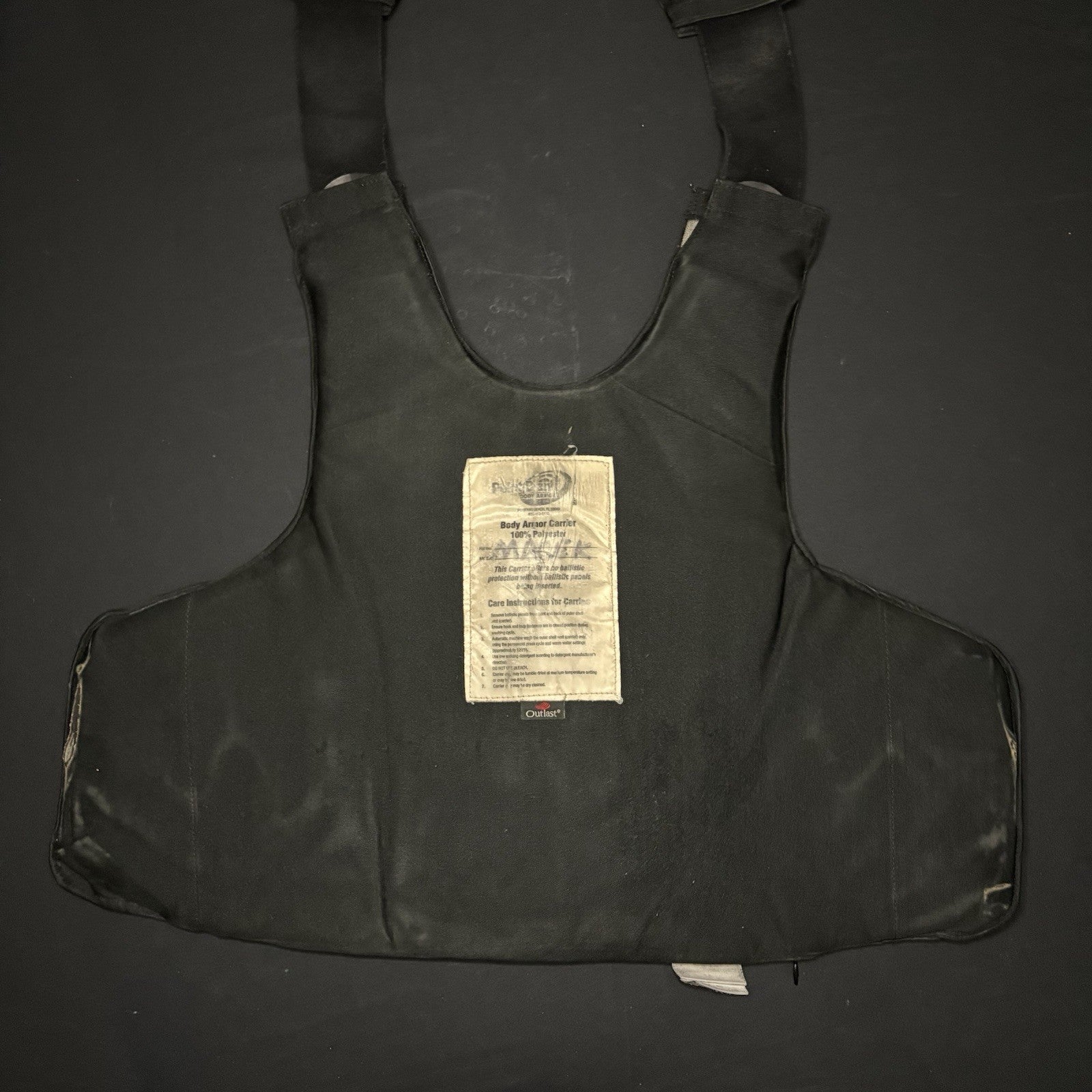 PB Level 2 II Bullet Proof Vest Size Large w/Trauma Plate Concealable Body Armor7