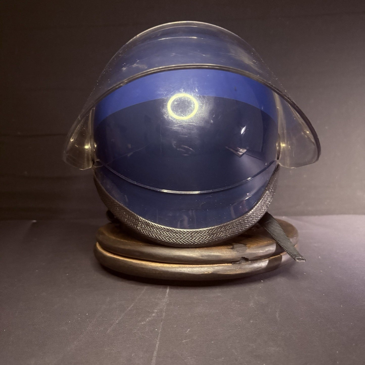 Vintage Police Riot Helmet Blue (Size Medium) w/ Removable Face Shield8