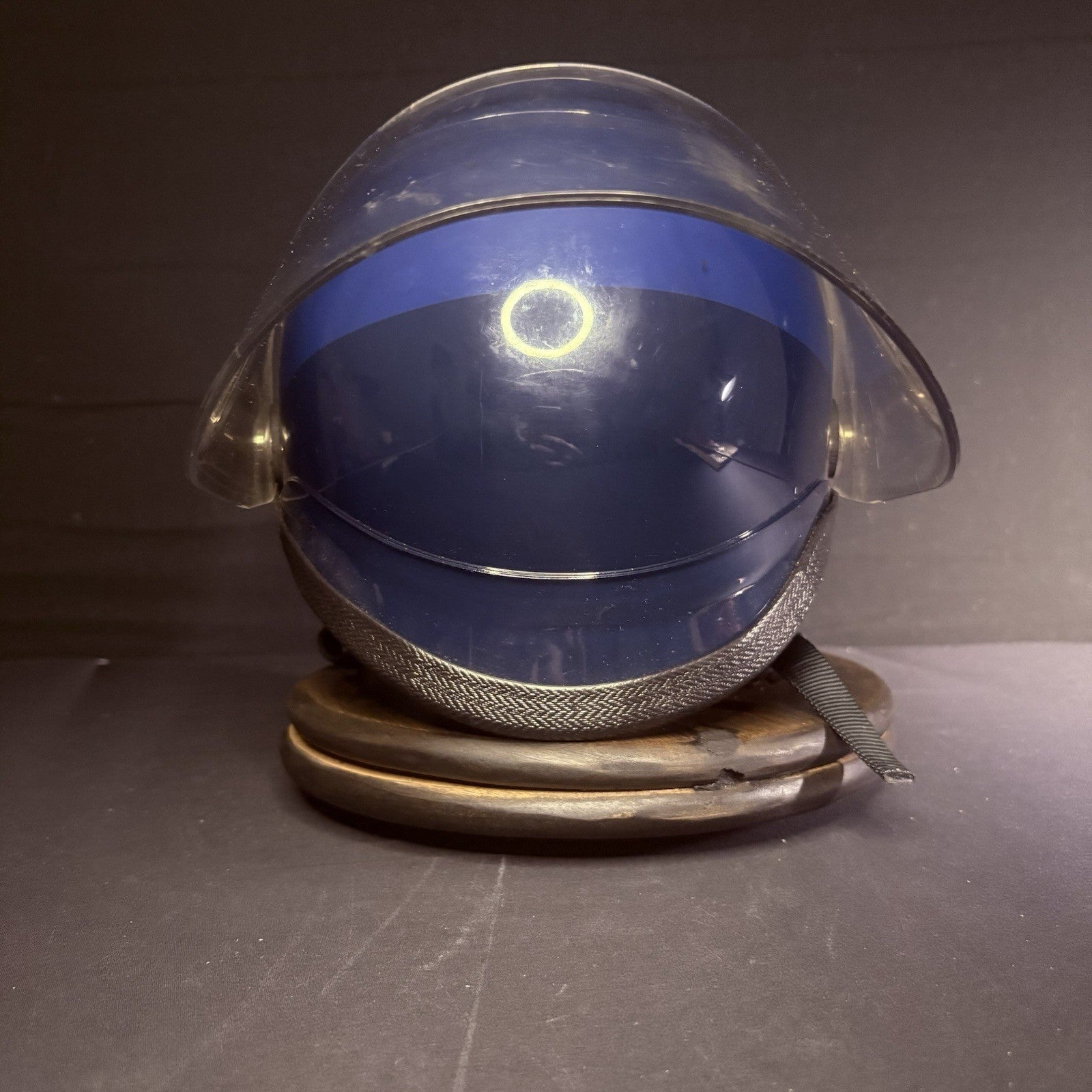 Vintage Police Riot Helmet Blue (Size Medium) w/ Removable Face Shield8