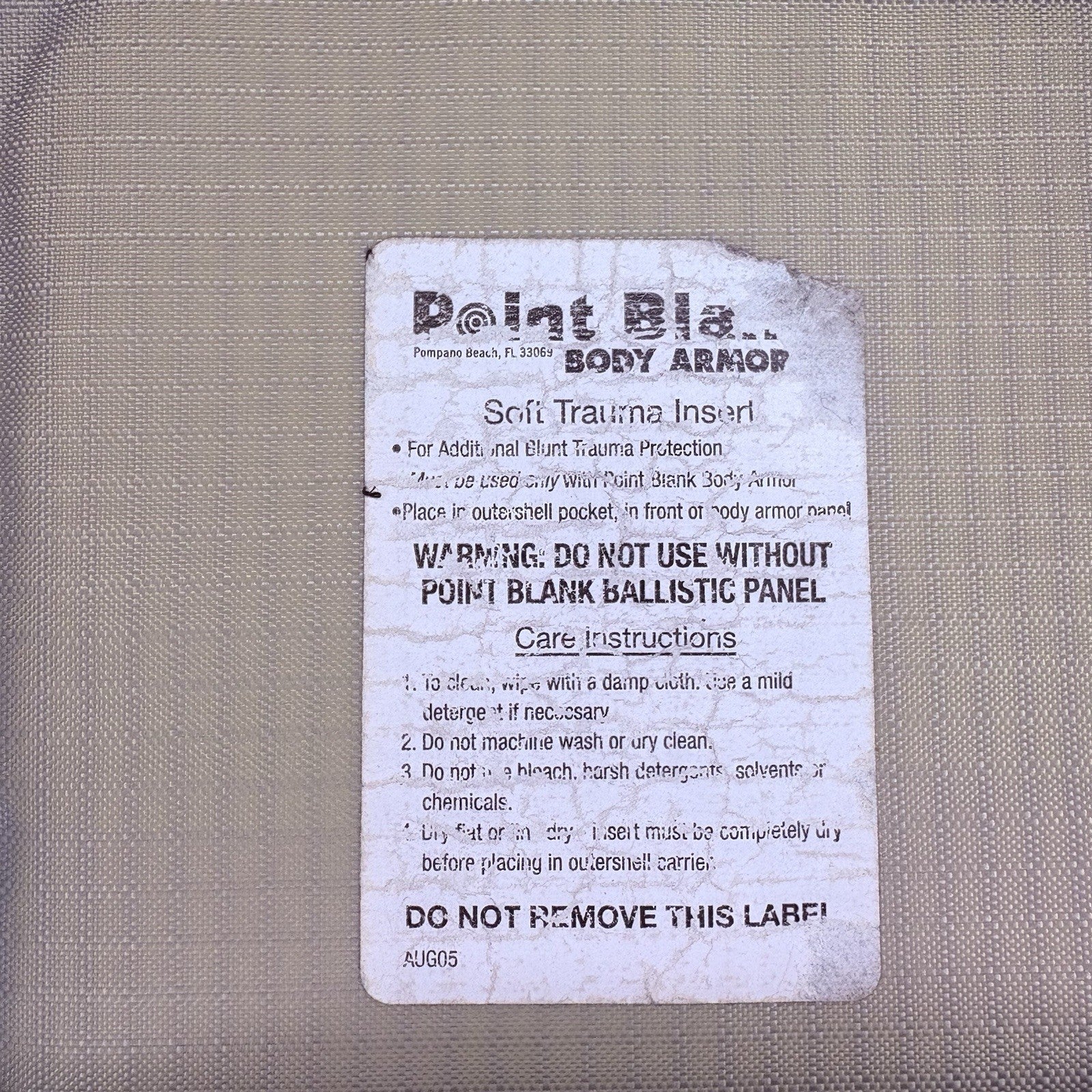 PB 3A Bullet Proof Vest Size XL w/Trauma Plate IIIA Concealable Body Armor6