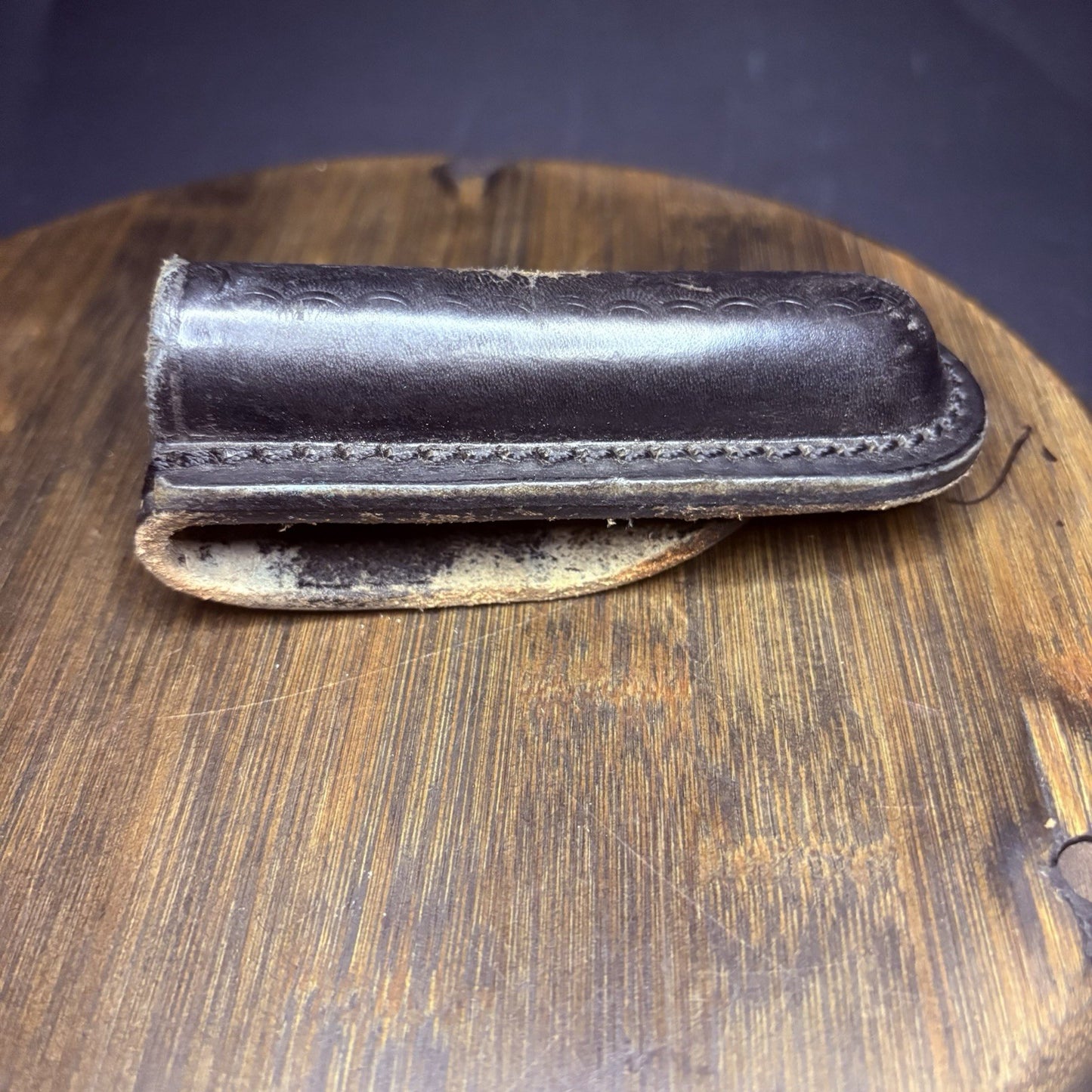 Safety Speed Small Leather Baton/ Compact Flashlight Holster Pouch6