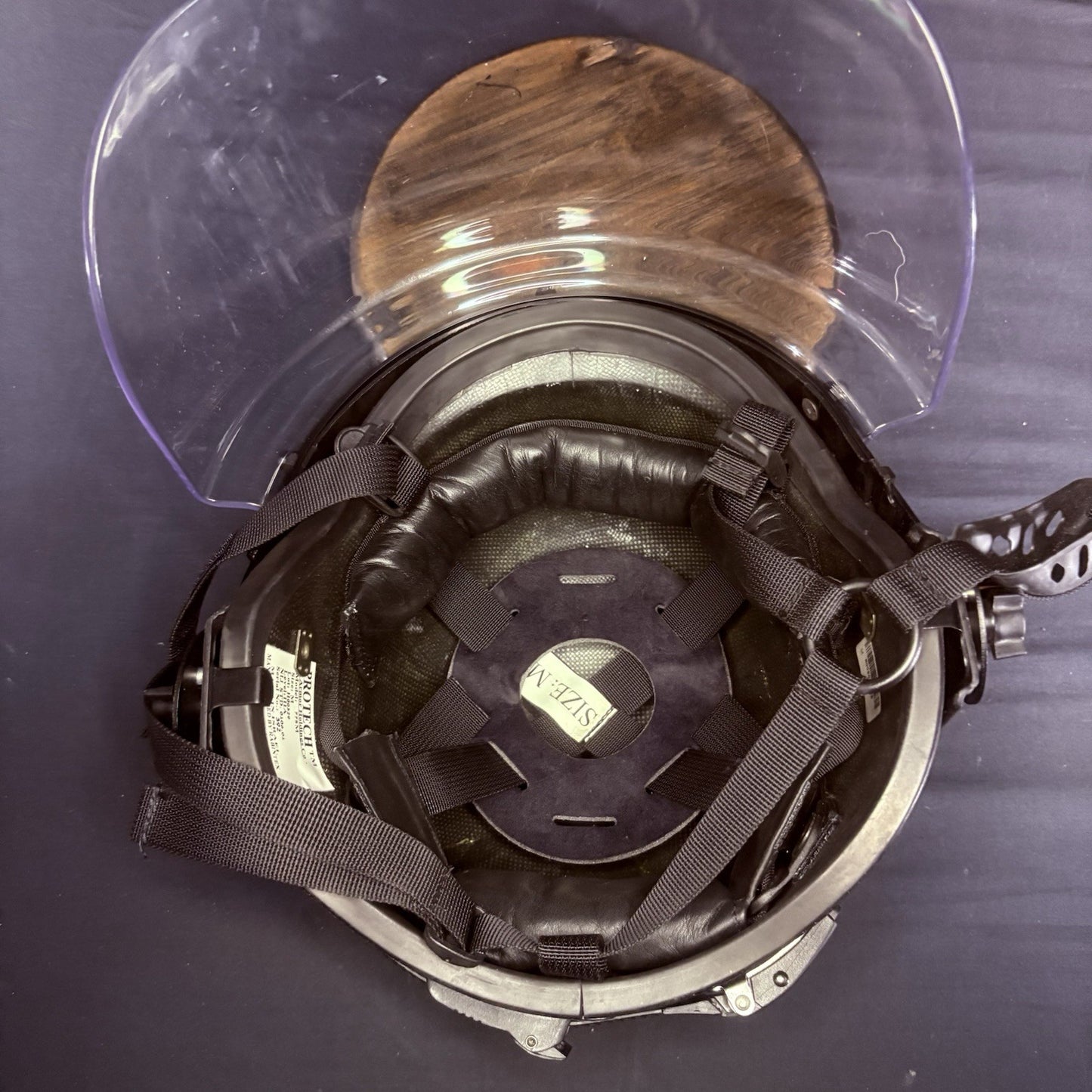 Protech IIIA(3A) Ballistic Helmet Removable Face Shield Size Medium Bullet Proof19