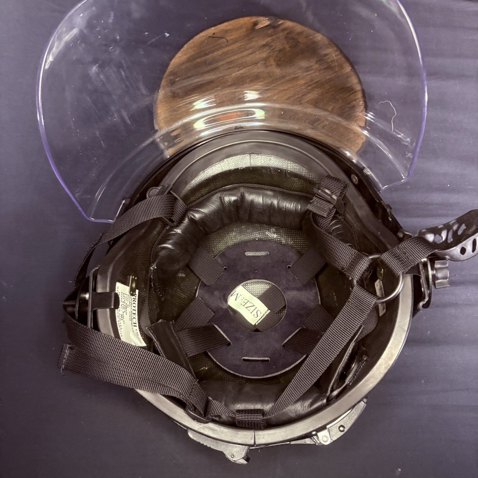 Protech IIIA(3A) Ballistic Helmet Removable Face Shield Size Medium Bullet Proof19