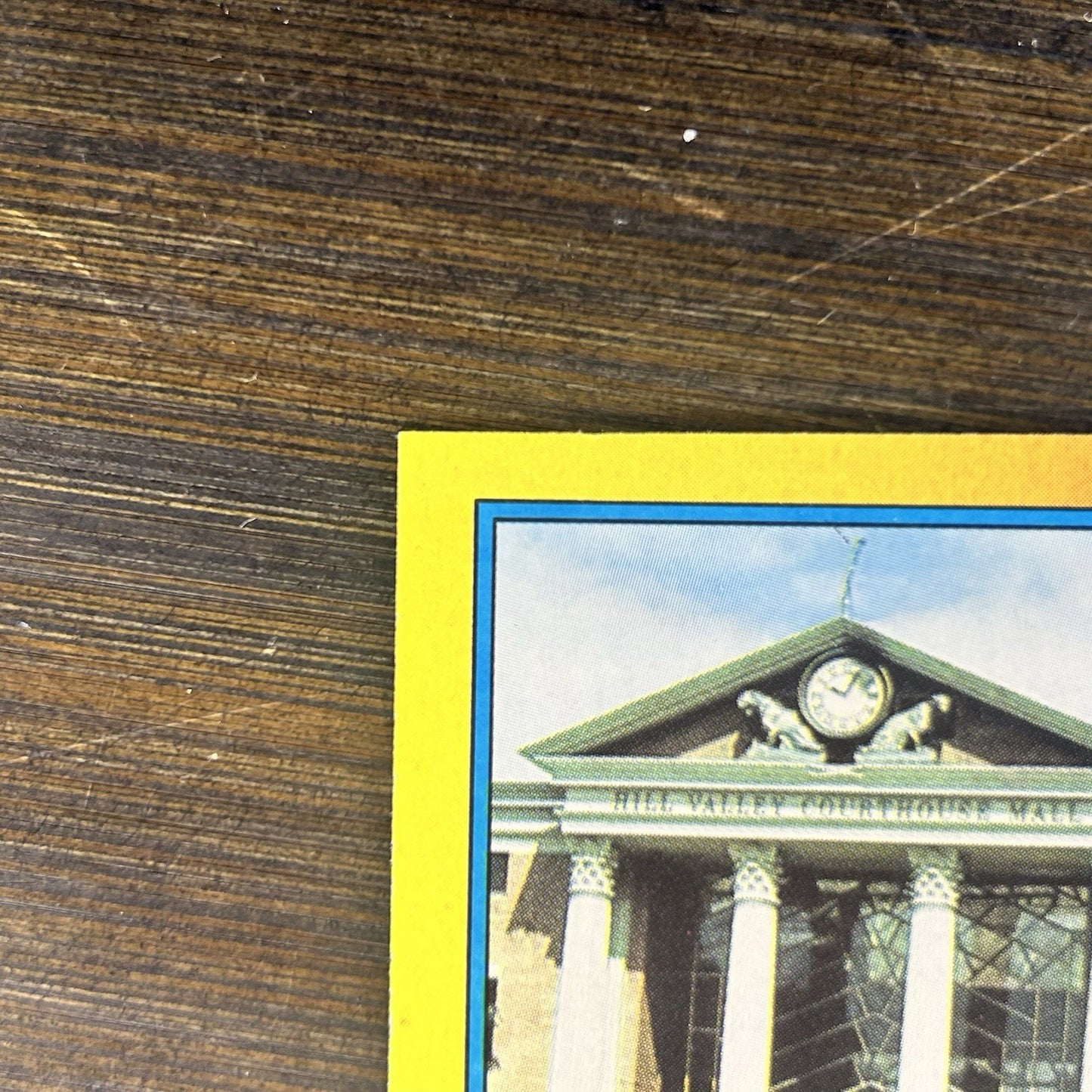 1989 Back To The Future Topps Trading Card #6 "The New, Improved Town Square"2