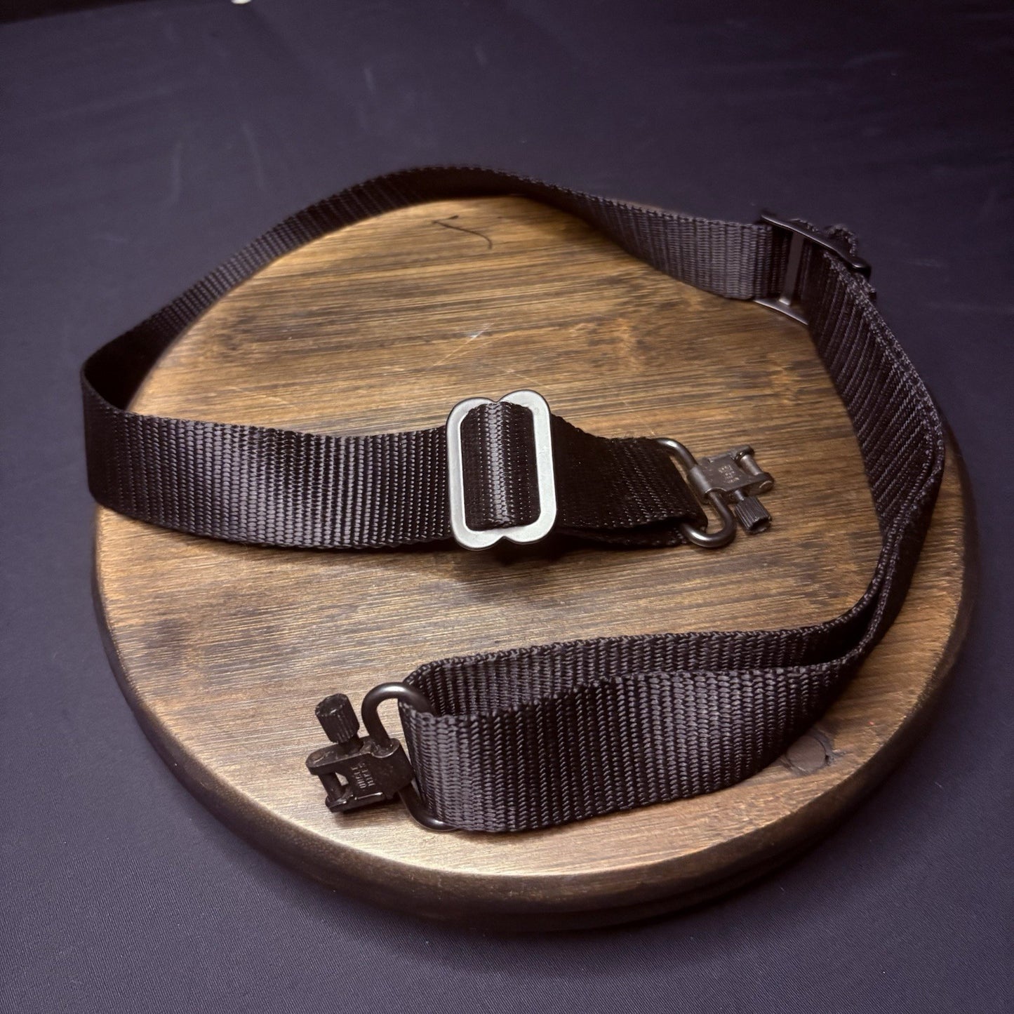 Nylon Adjustable Rifle Sling & Quick Detach Mounts 1 1/4" Nylon Strap0