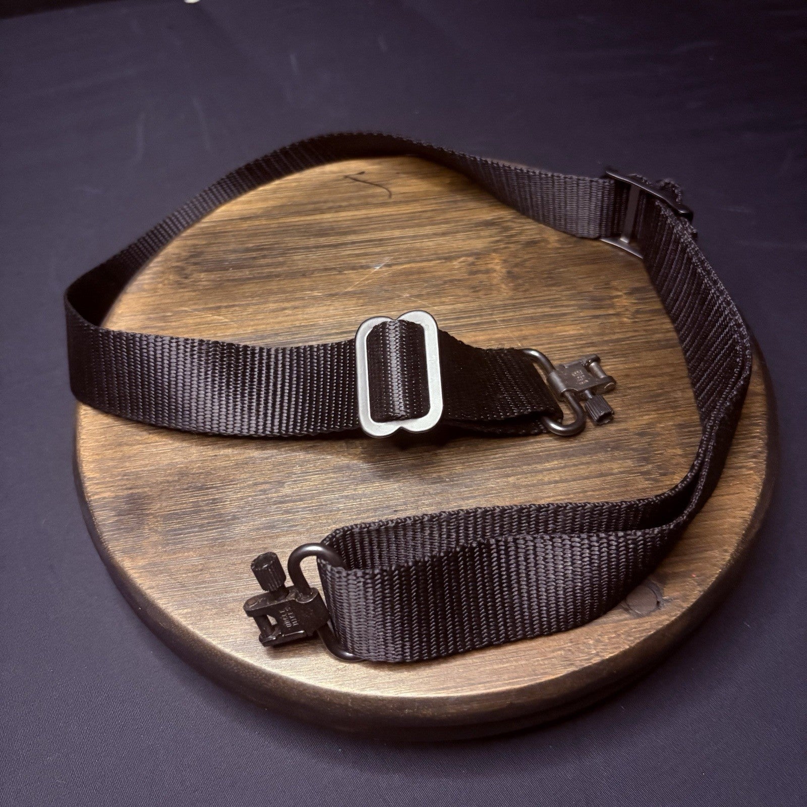 Nylon Adjustable Rifle Sling & Quick Detach Mounts 1 1/4" Nylon Strap0