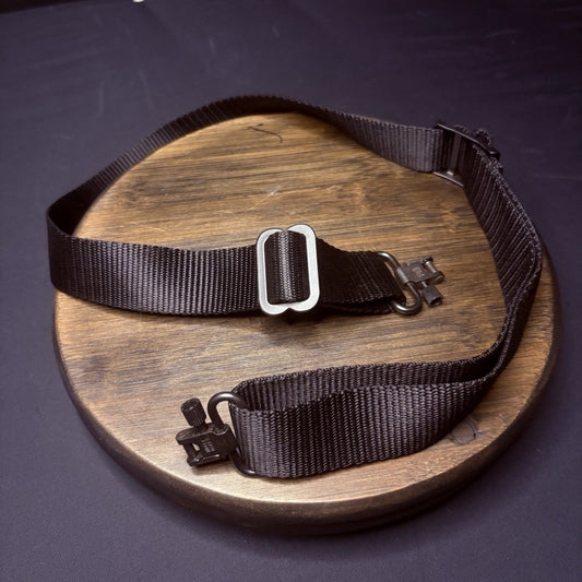Nylon Adjustable Rifle Sling & Quick Detach Mounts 1 1/4" Nylon Strap0