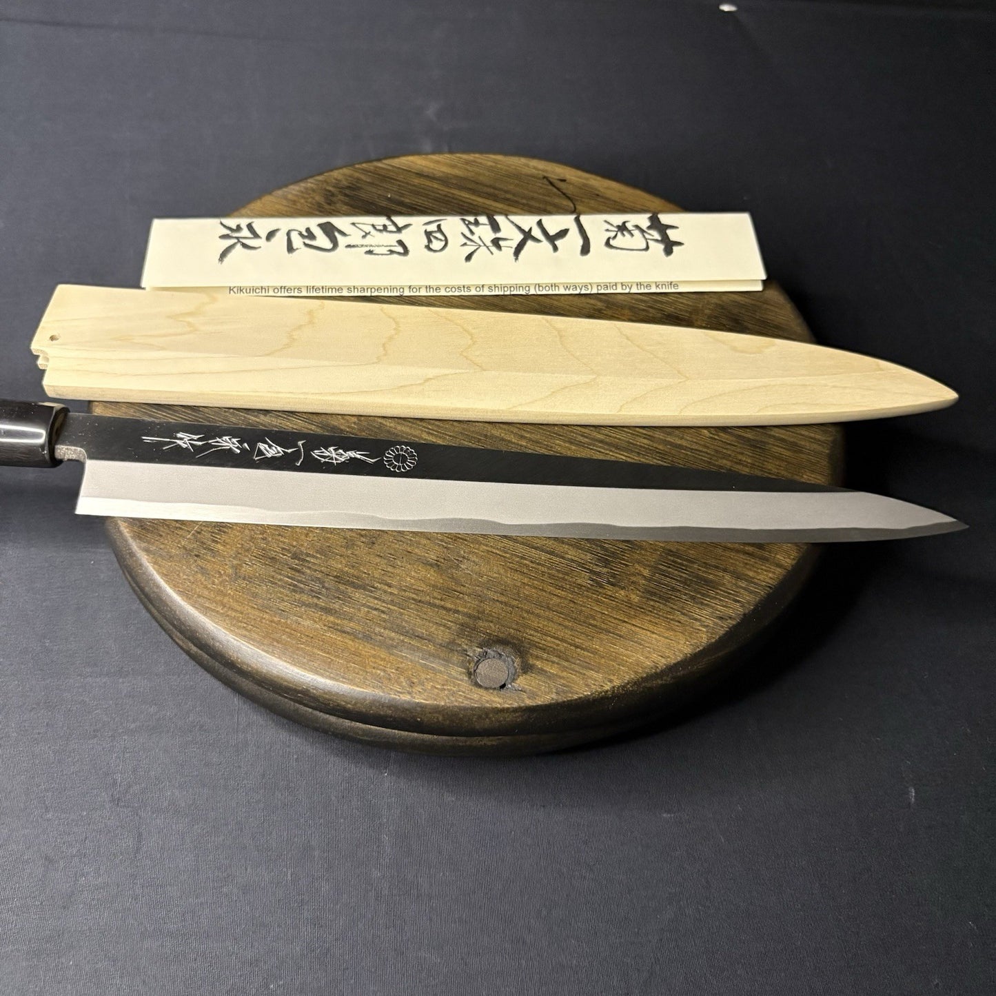 Kikuichi Japanese Chef Knife Kasumitogi Yanagi Sashimi Knife YKT27 10.5” 27cm1