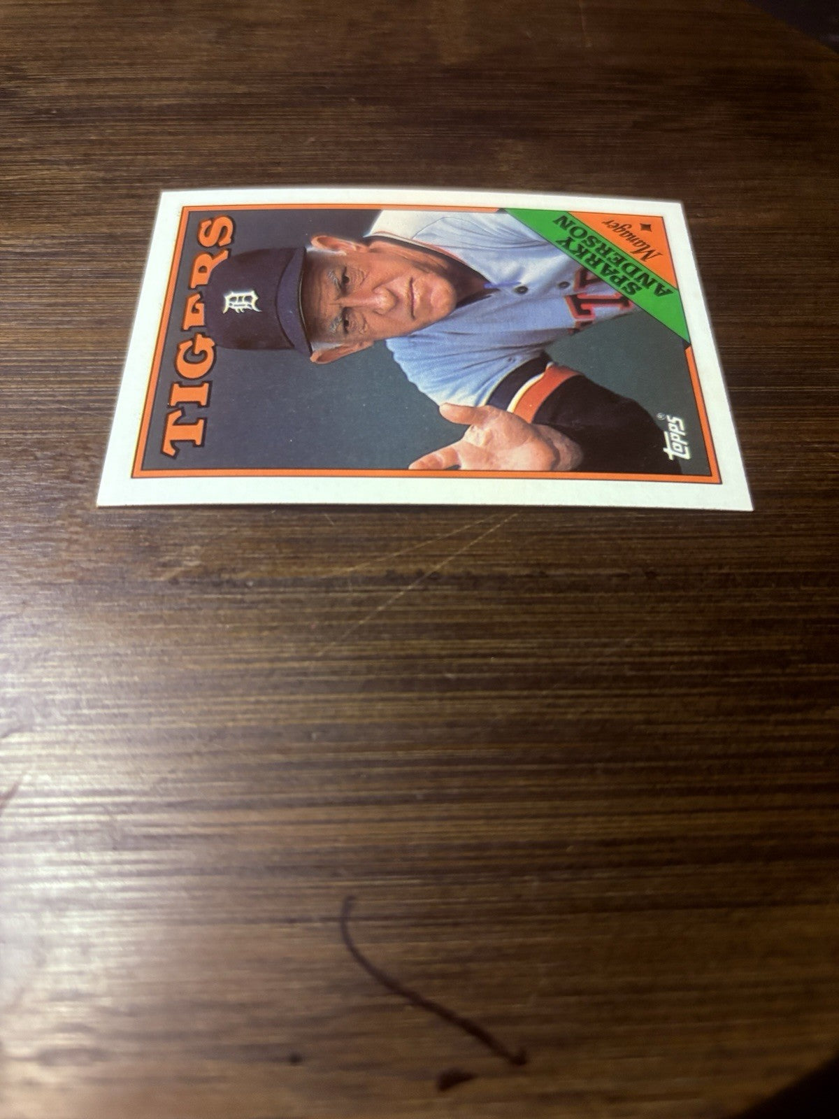1988 Topps  Sparky Anderson Team Checklist #14 High Grade Baseball Card5